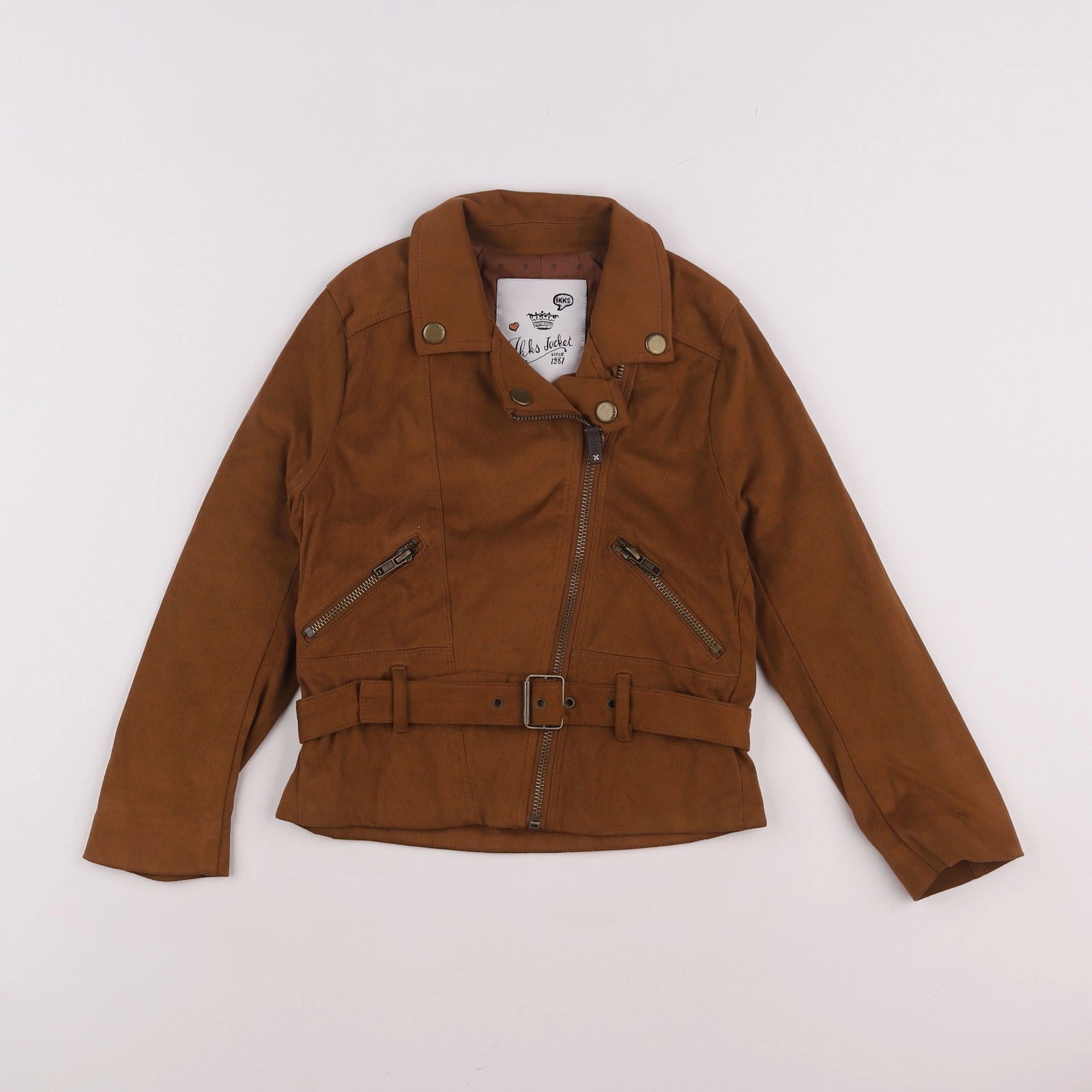 IKKS - veste doublé marron - 6 ans