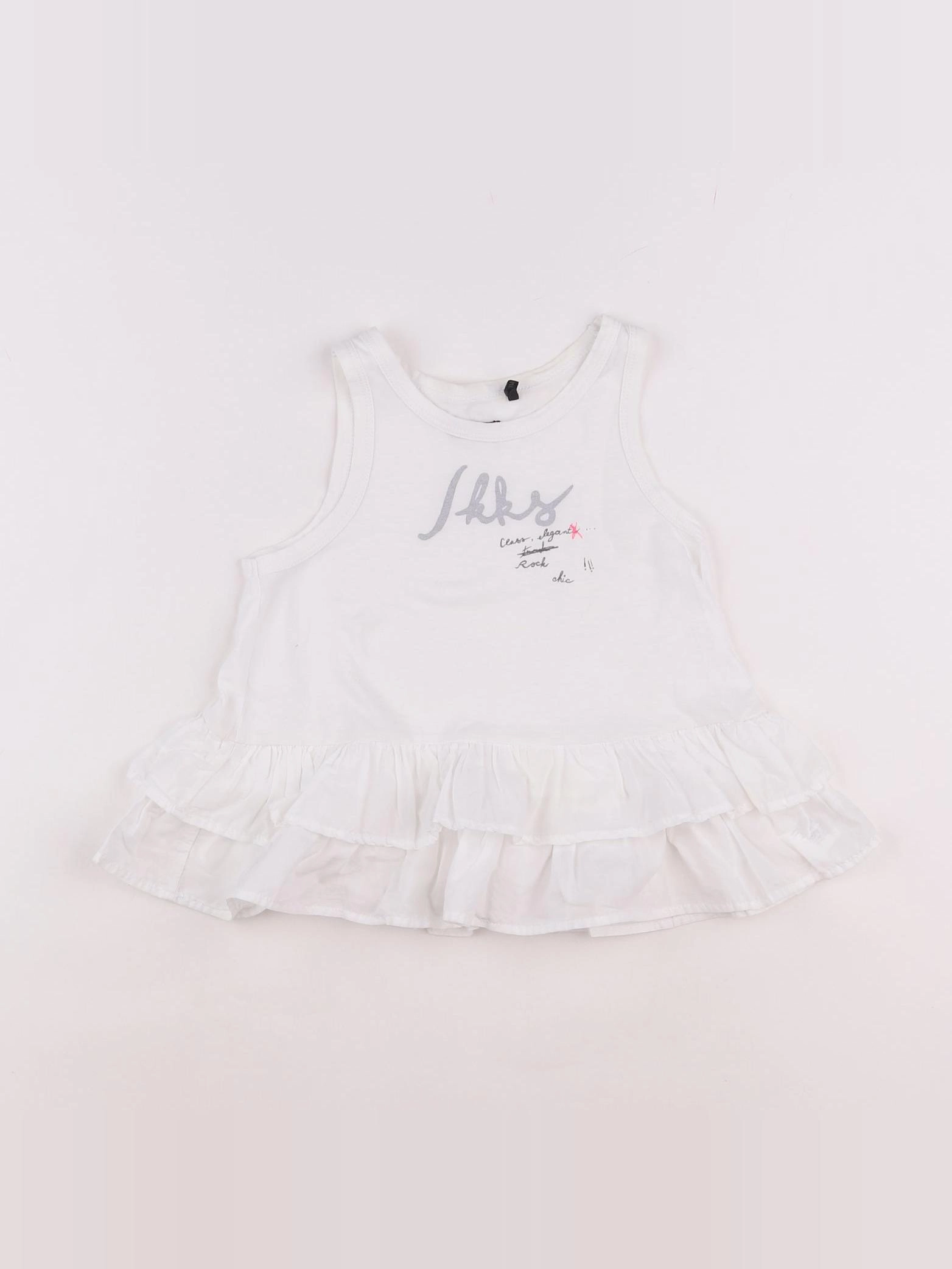 IKKS - débardeur blanc - 6 ans