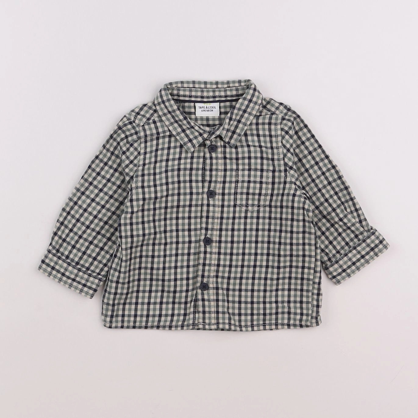 Tape à l'oeil - chemise multicolore - 6 mois