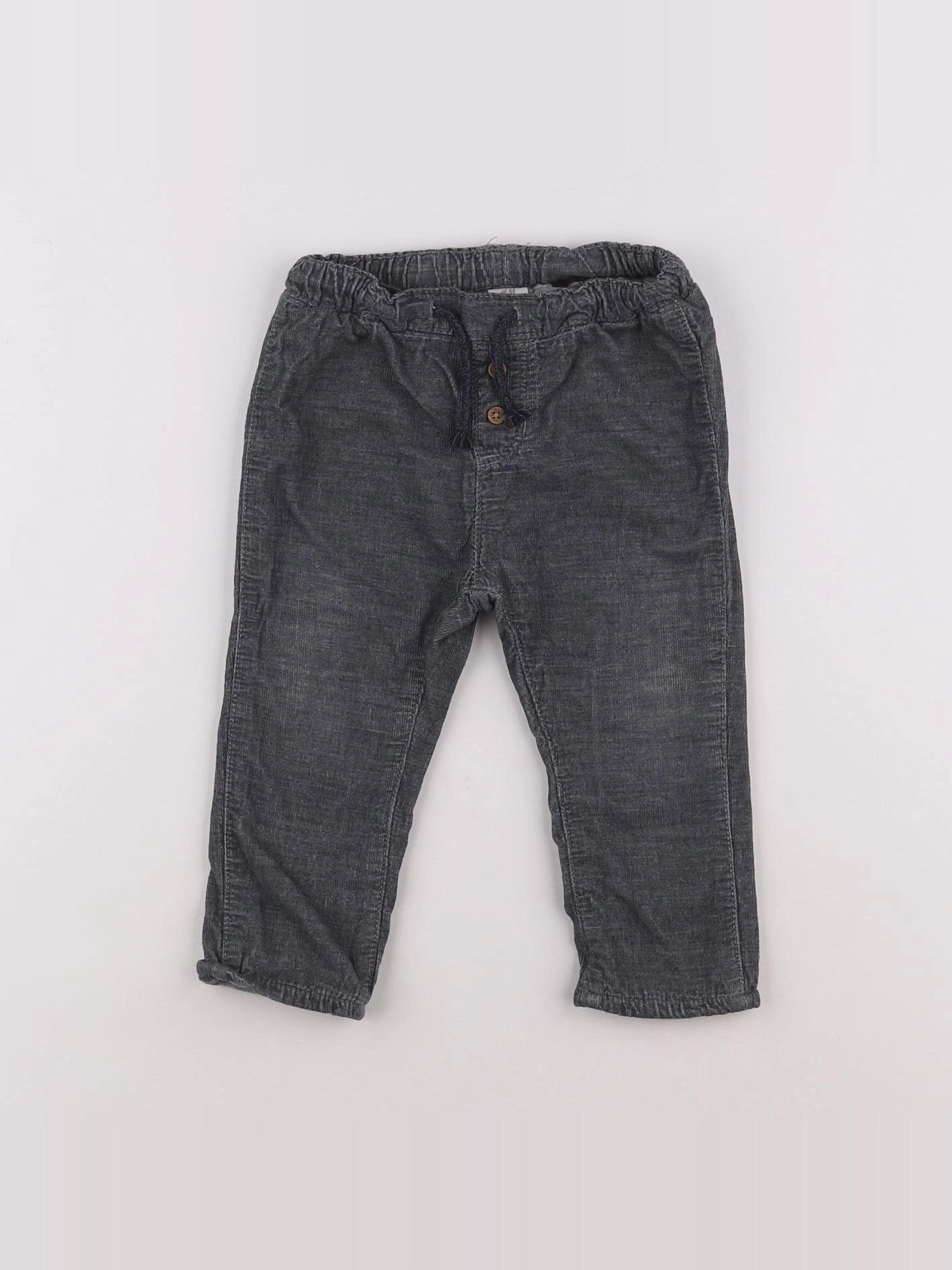 H&M - pantalon gris - 12 mois