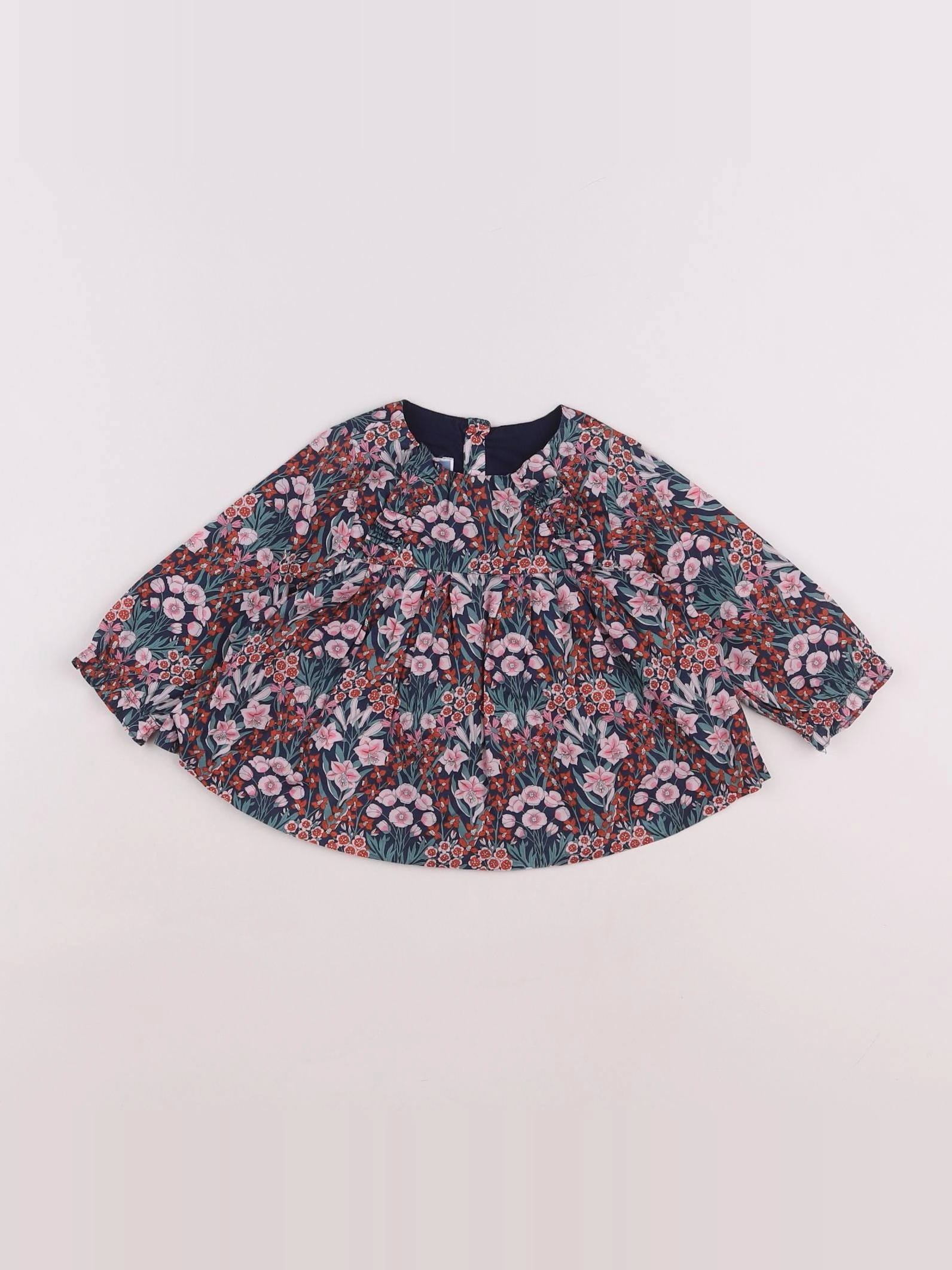 Jacadi - blouse liberty multicolore - 6 mois