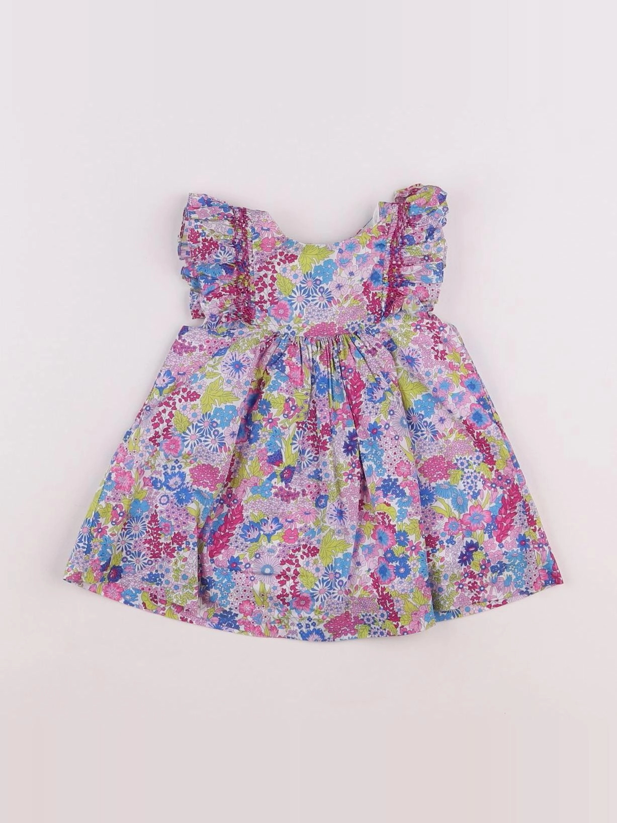 Jacadi - robe liberty multicolore - 3 mois