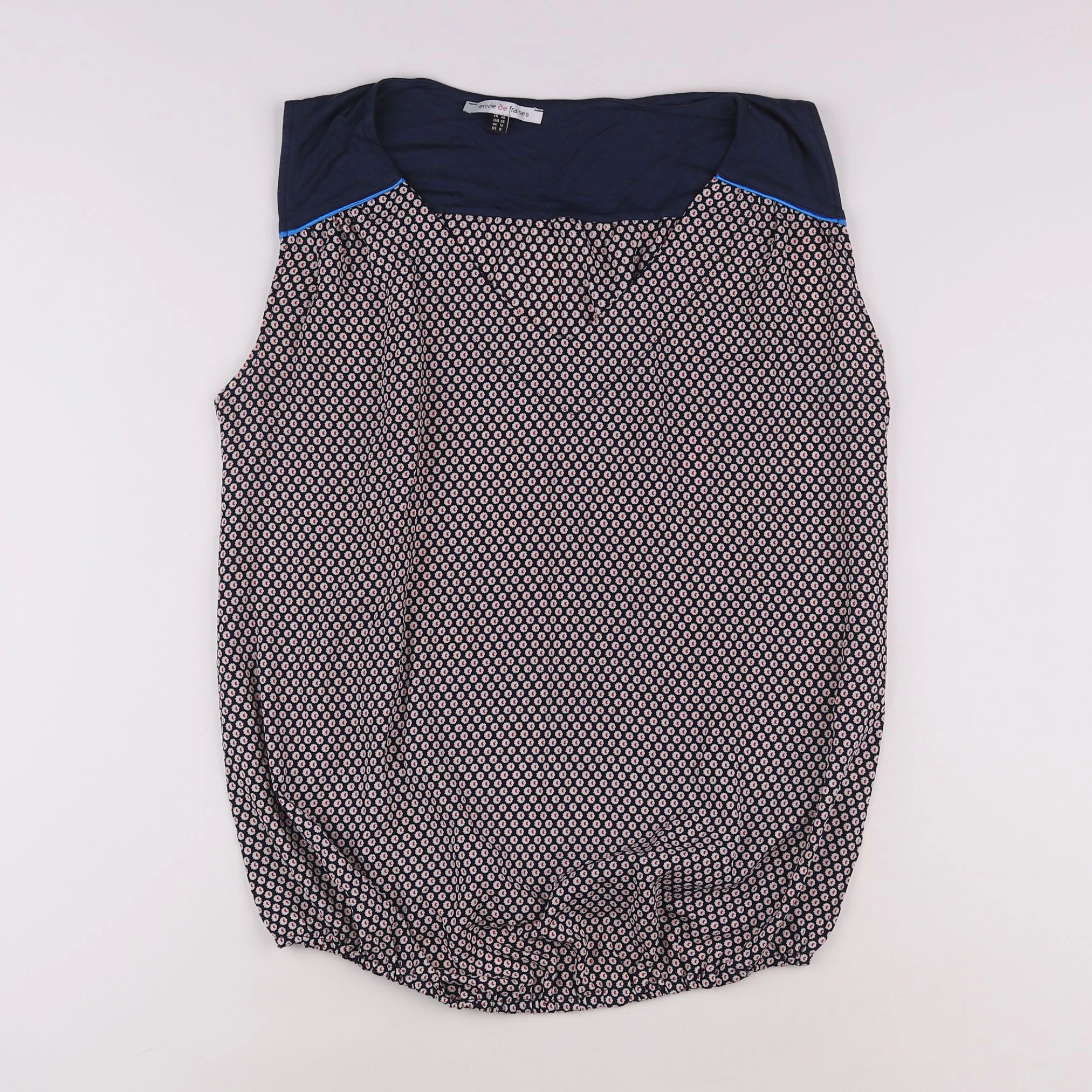 Envie de fraise - blouse grossesse bleu - 40