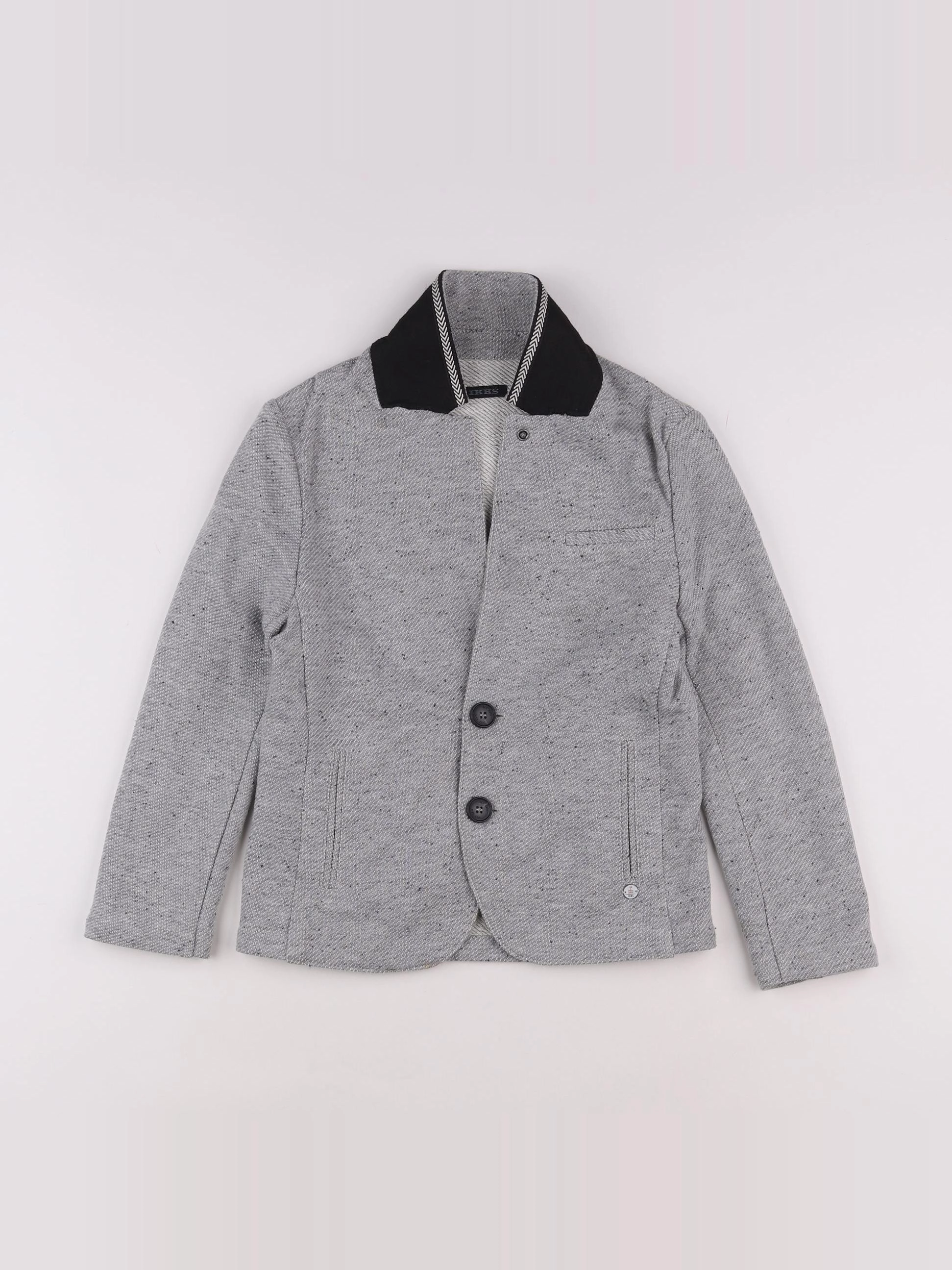 IKKS - veste gris - 8 ans