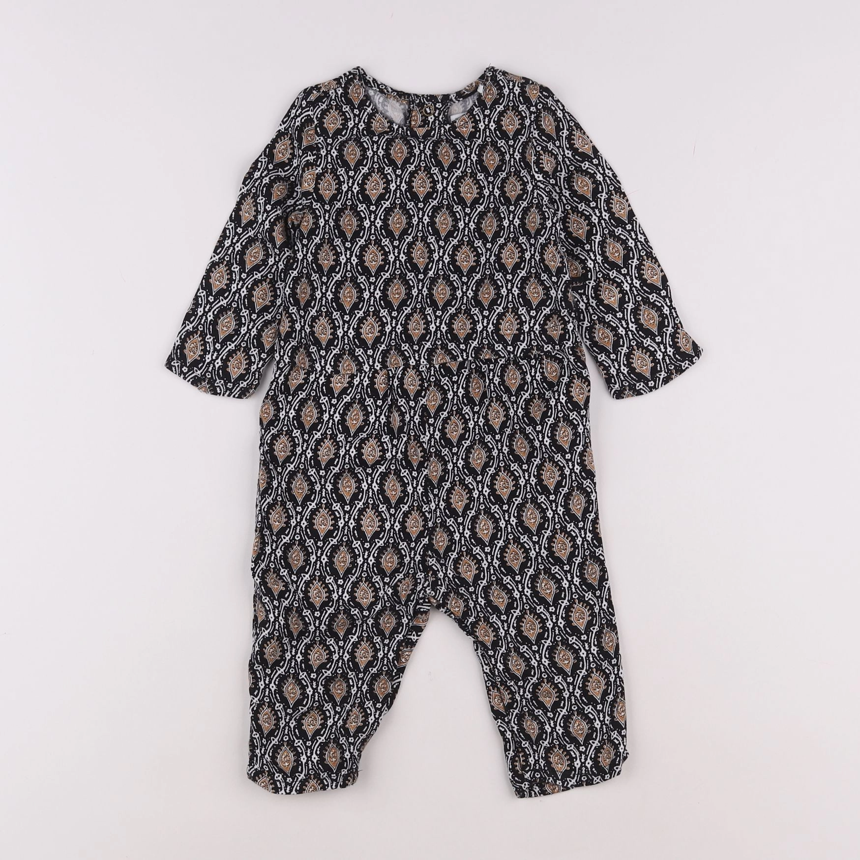 IKKS - combinaison marron, noir - 6 mois
