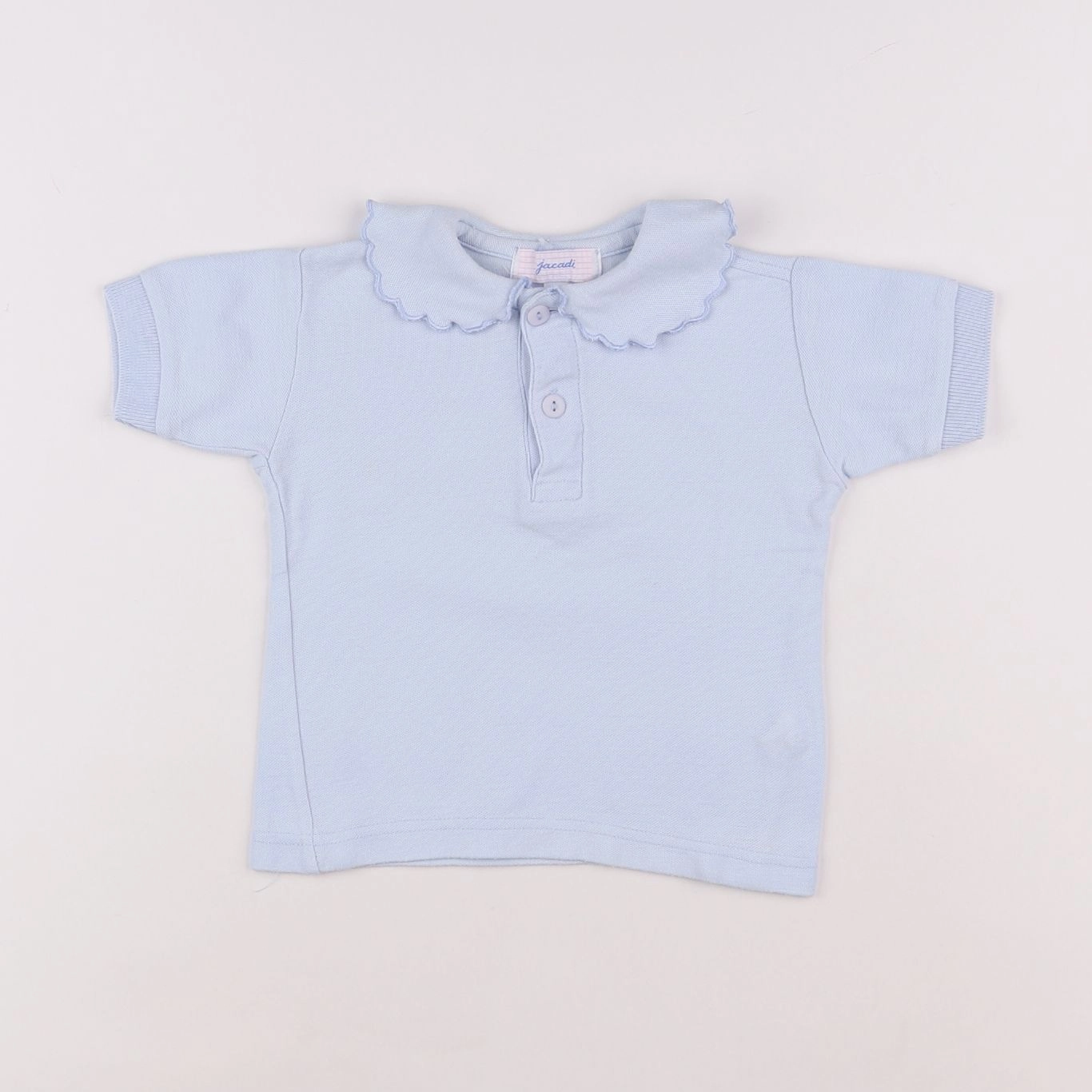 Jacadi - polo bleu - 6 mois