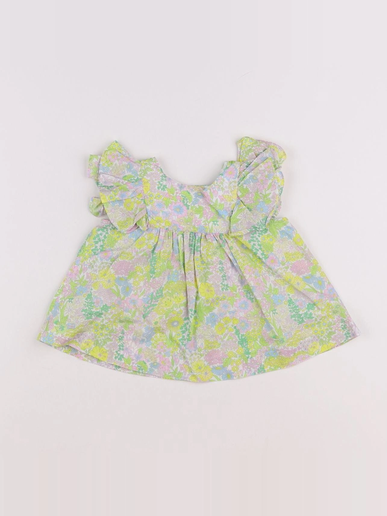 Jacadi - blouse liberty multicolore - 6 mois