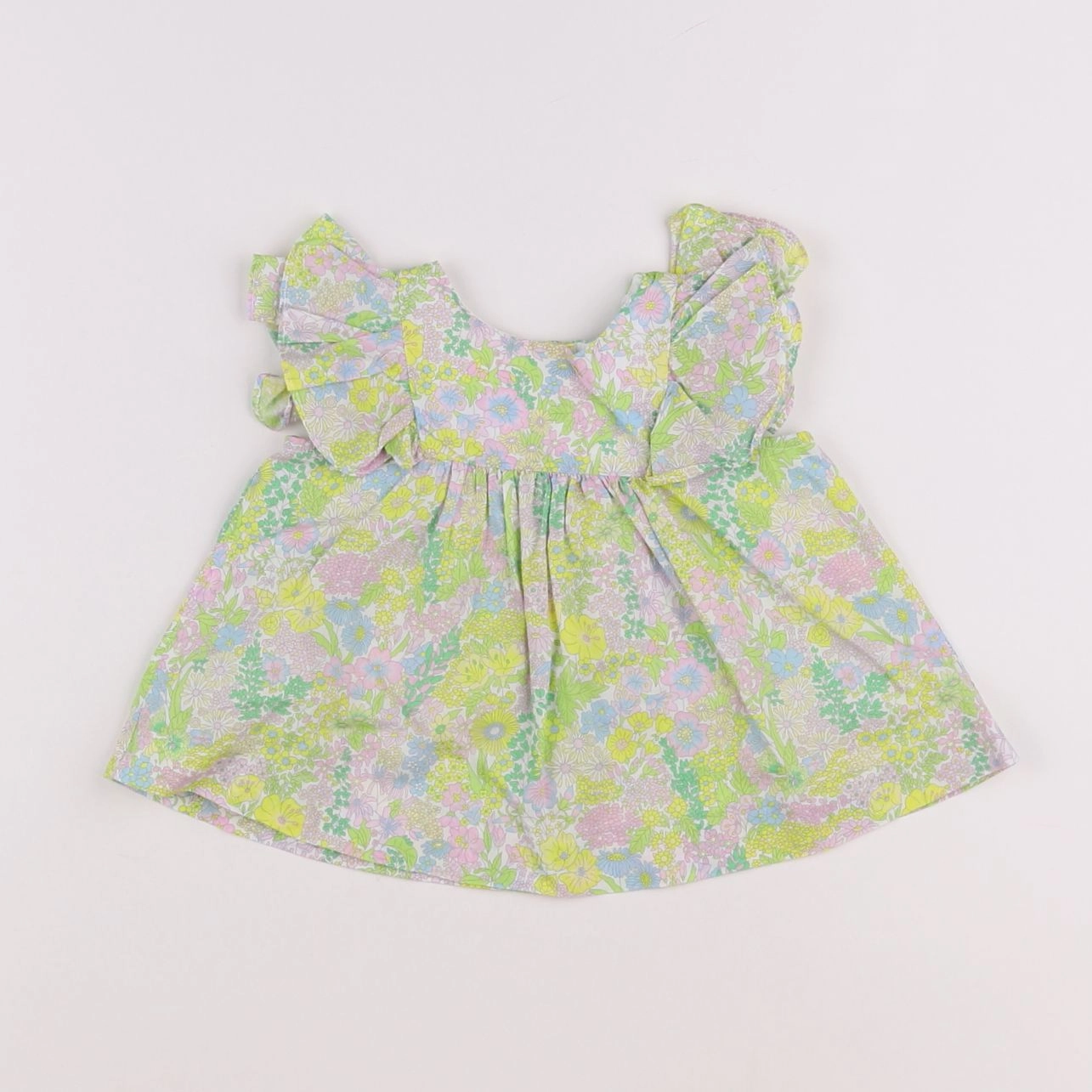 Jacadi - blouse liberty multicolore - 6 mois