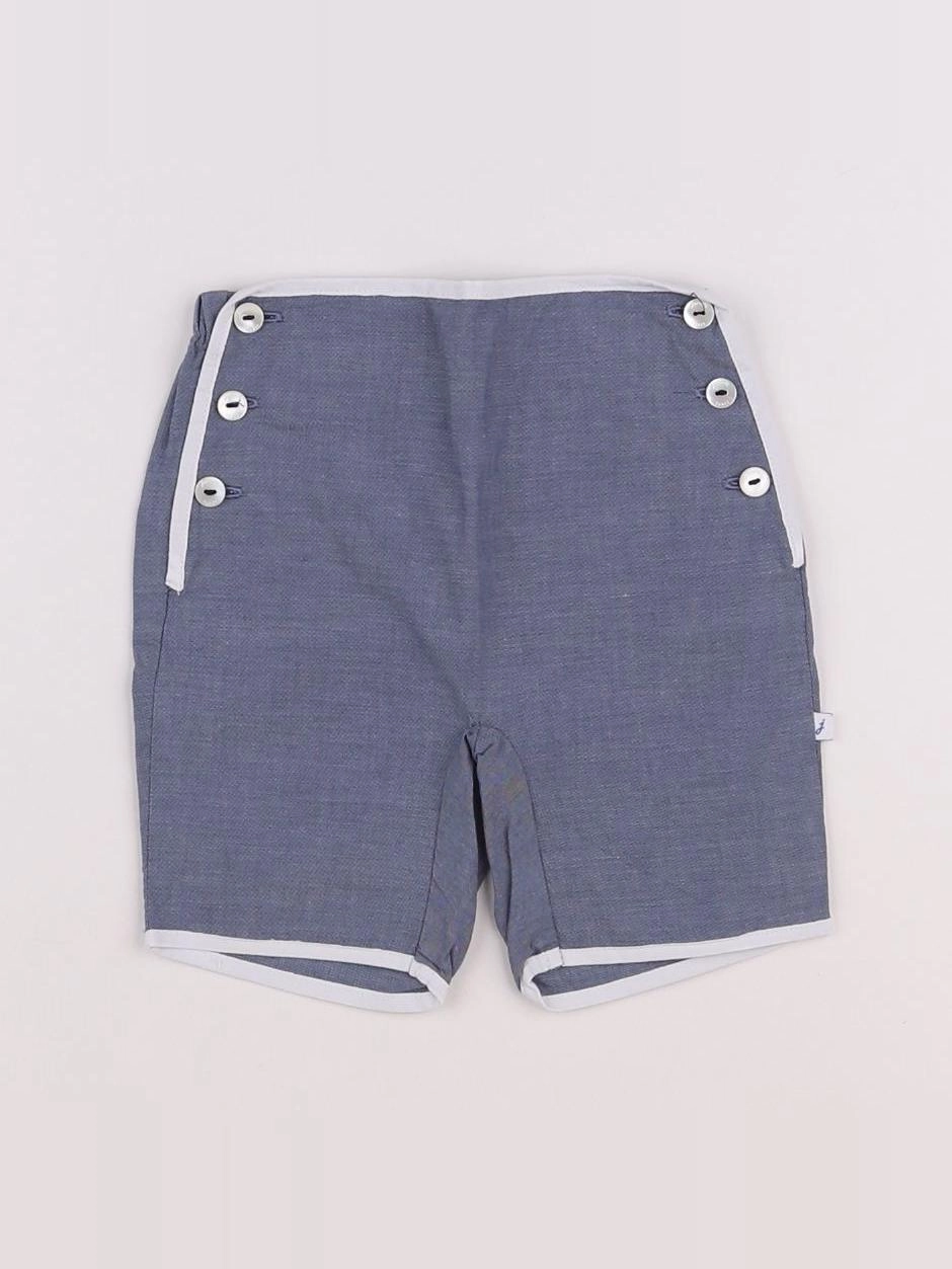 Jacadi - short bleu - 6 mois