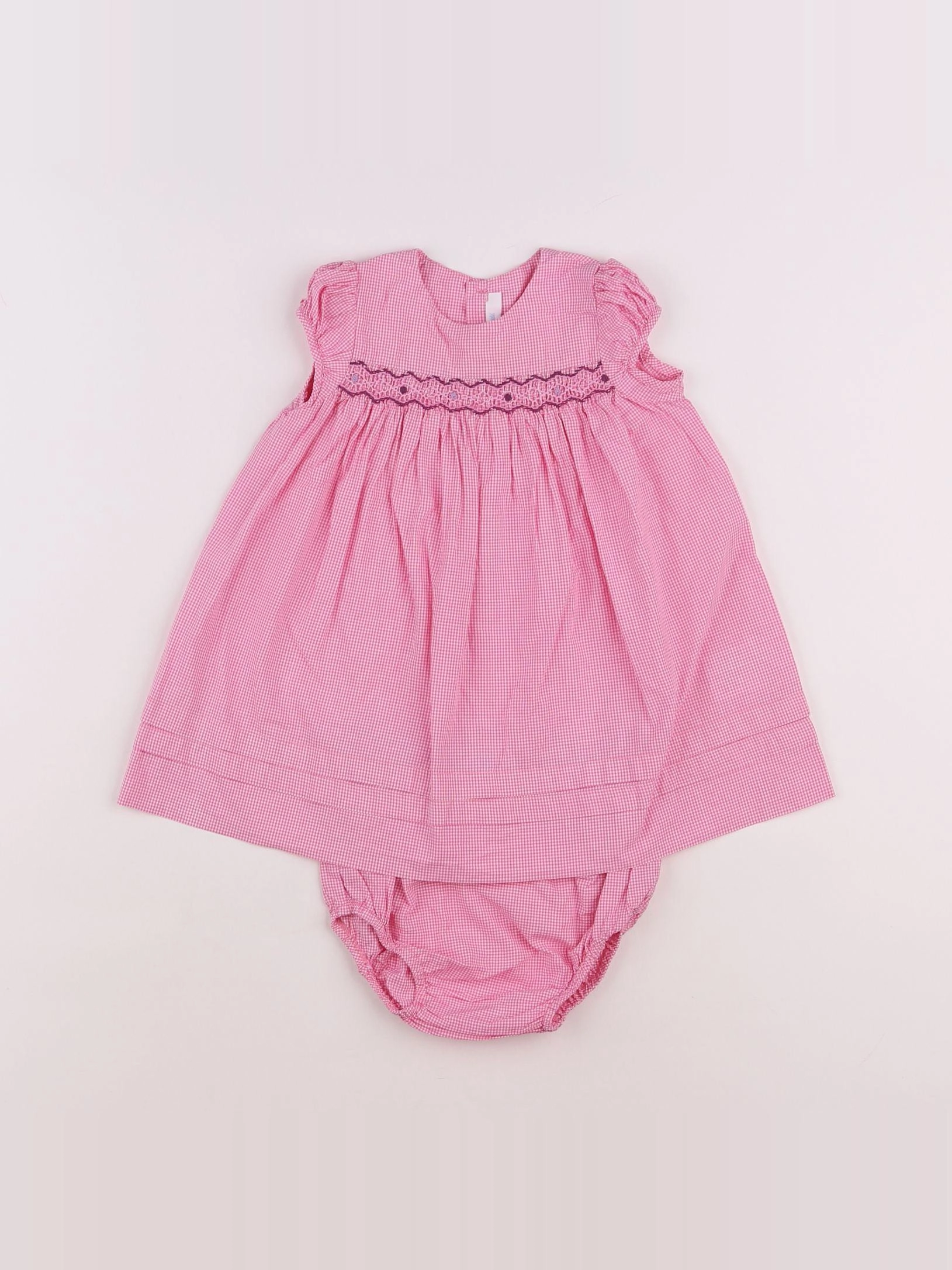 Jacadi - robe rose - 6 mois