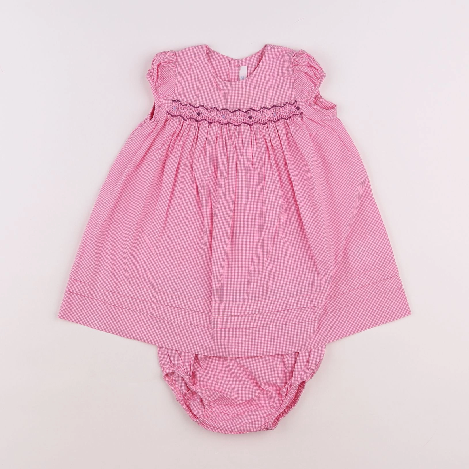 Jacadi - robe rose - 6 mois