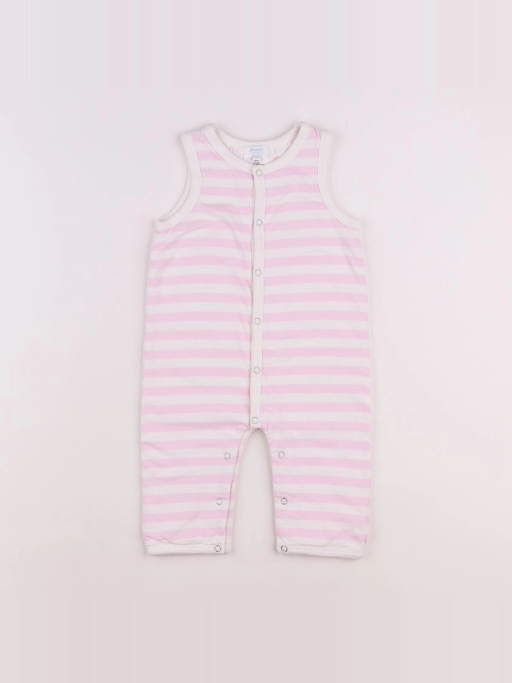 Jacadi - combinaison rose - 6 mois