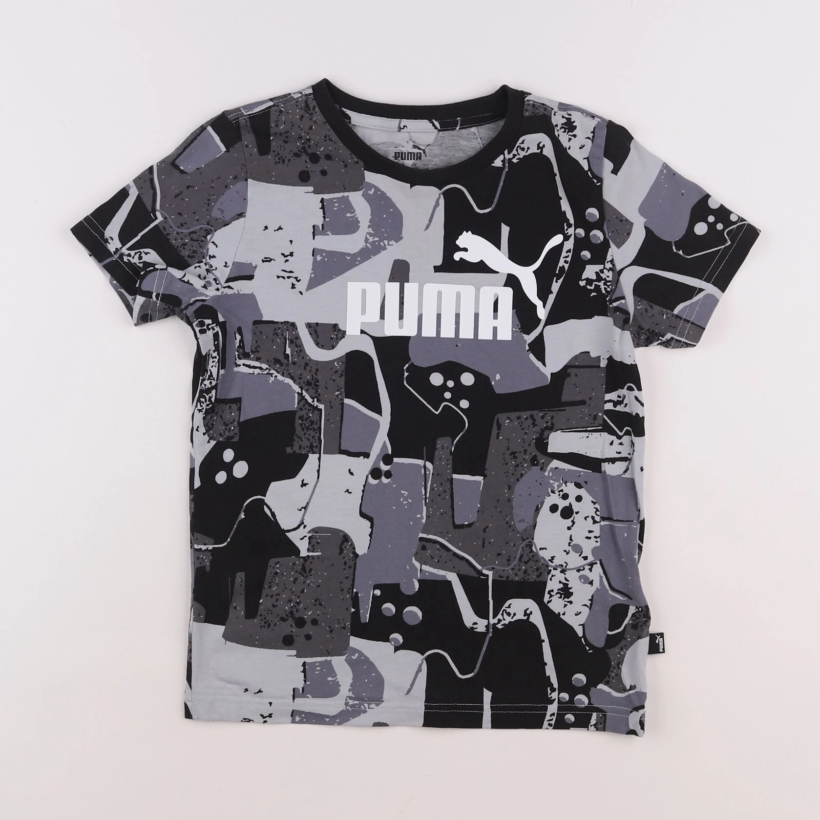 Puma - tee-shirt noir - 9/10 ans