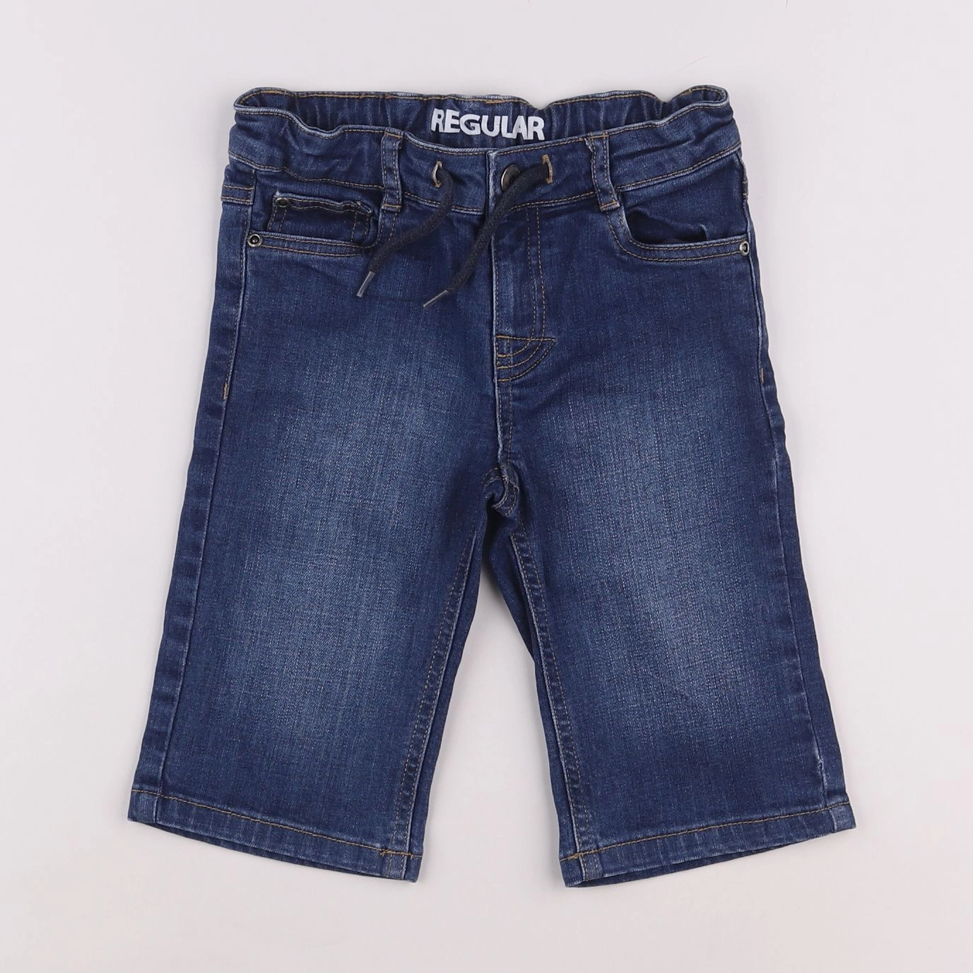 Vertbaudet - short bleu - 6 ans