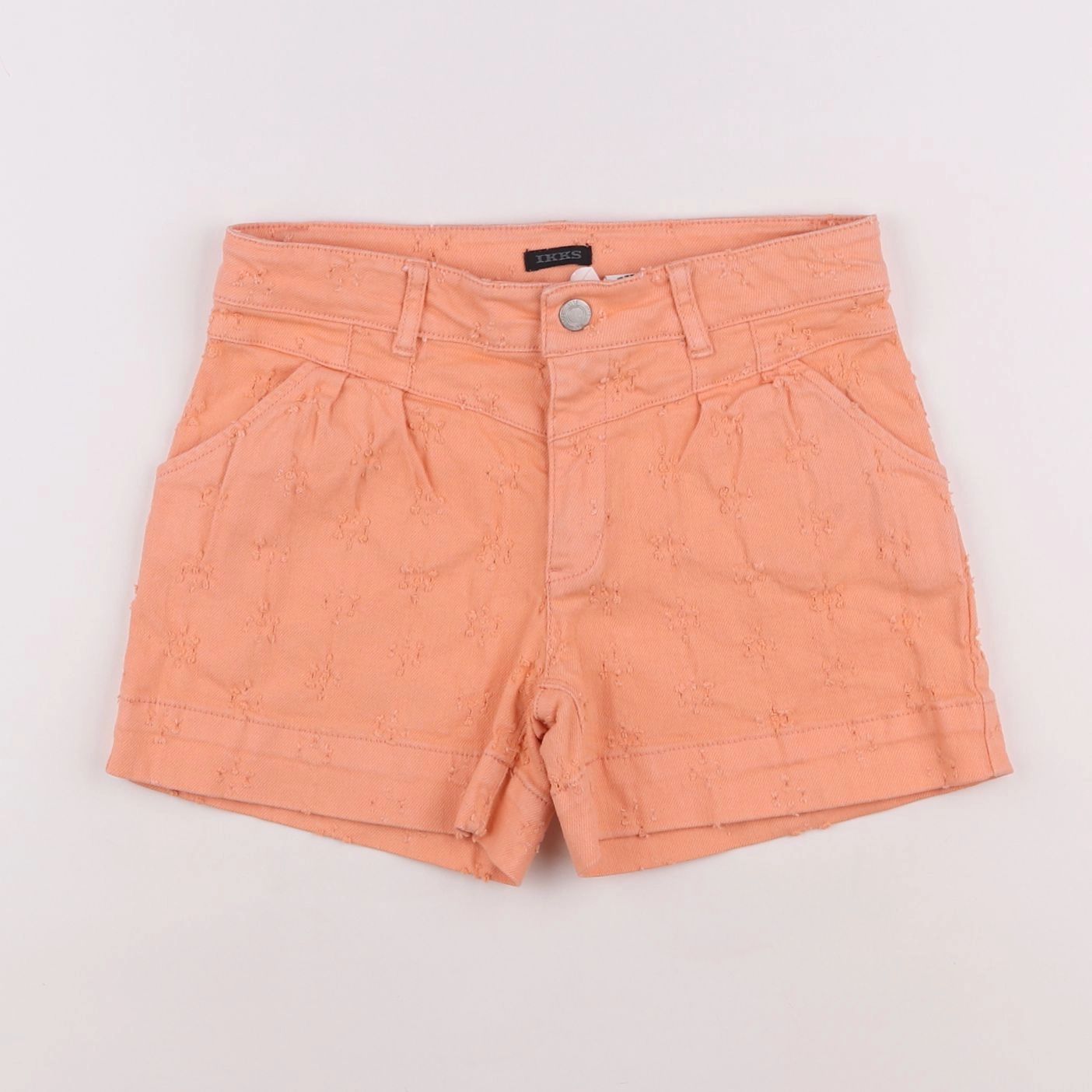 IKKS - short orange - 10 ans