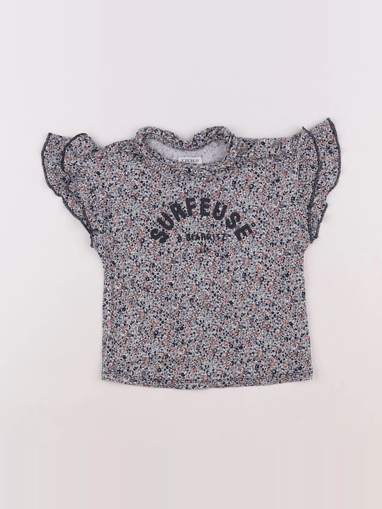 IKKS - tee-shirt bleu - 18 mois