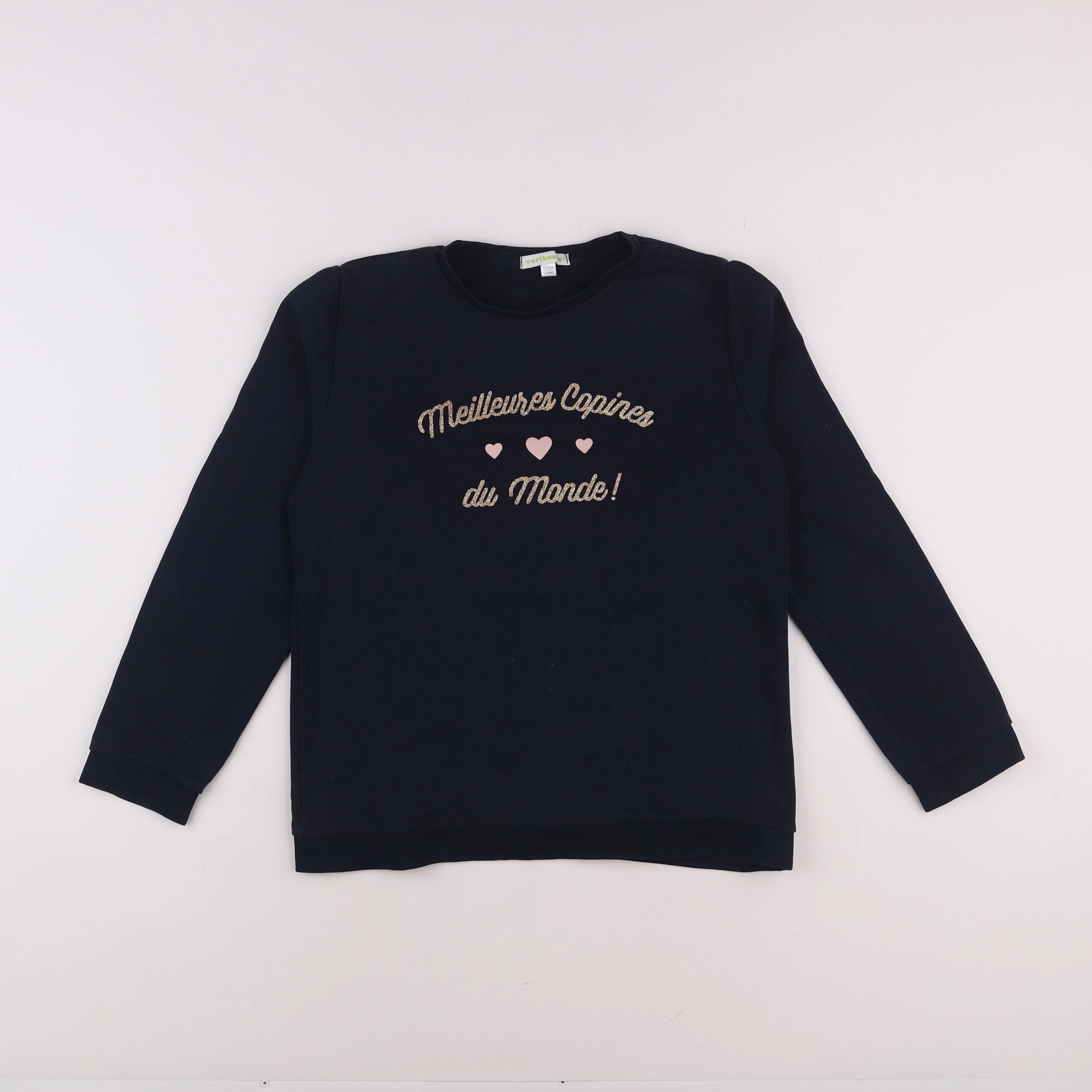 Vertbaudet - sweat bleu - 12 ans