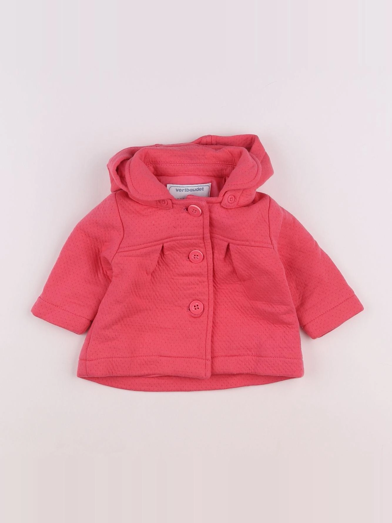 Vertbaudet - veste rose - 6 mois