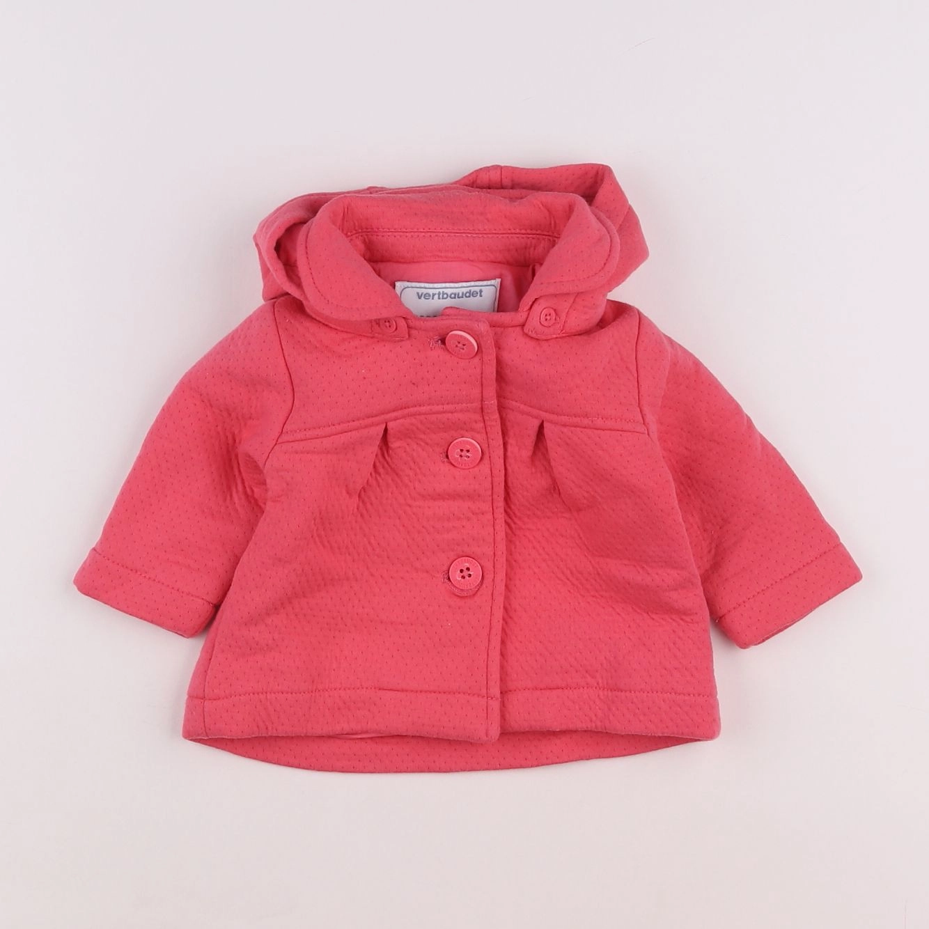 Vertbaudet - veste rose - 6 mois