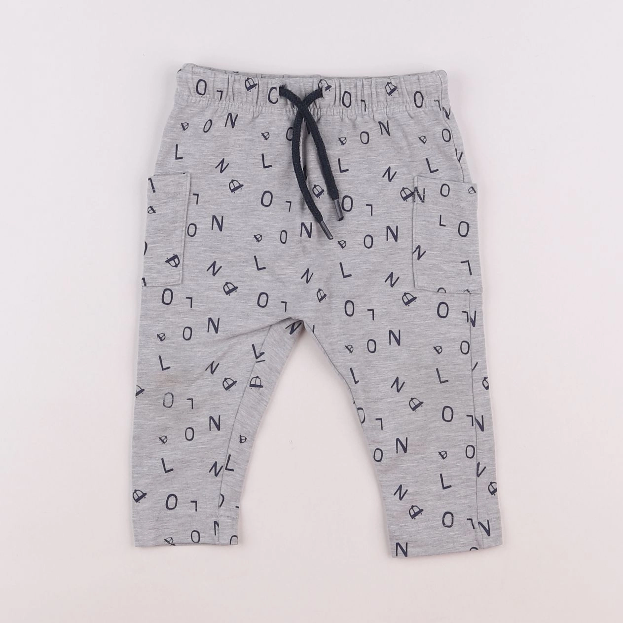 Vertbaudet - jogging gris - 12 mois