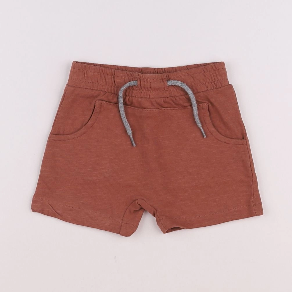 Vertbaudet - short marron - 9 mois