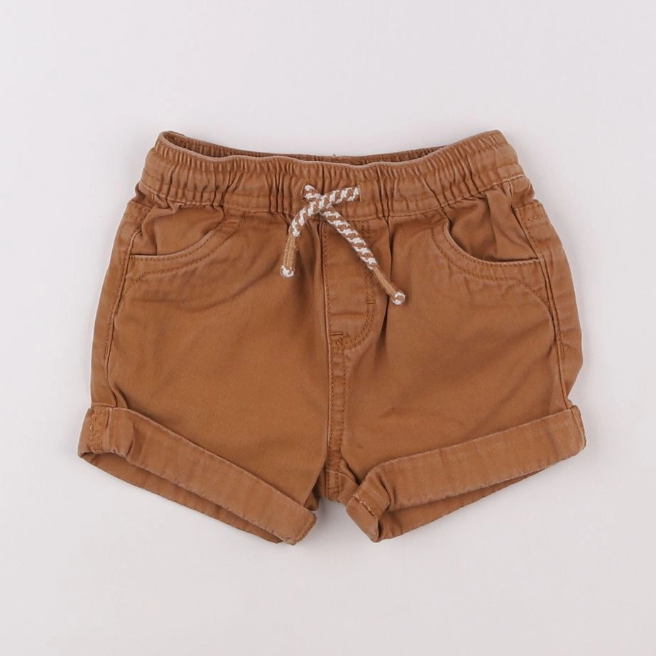 Vertbaudet - short marron - 12 mois