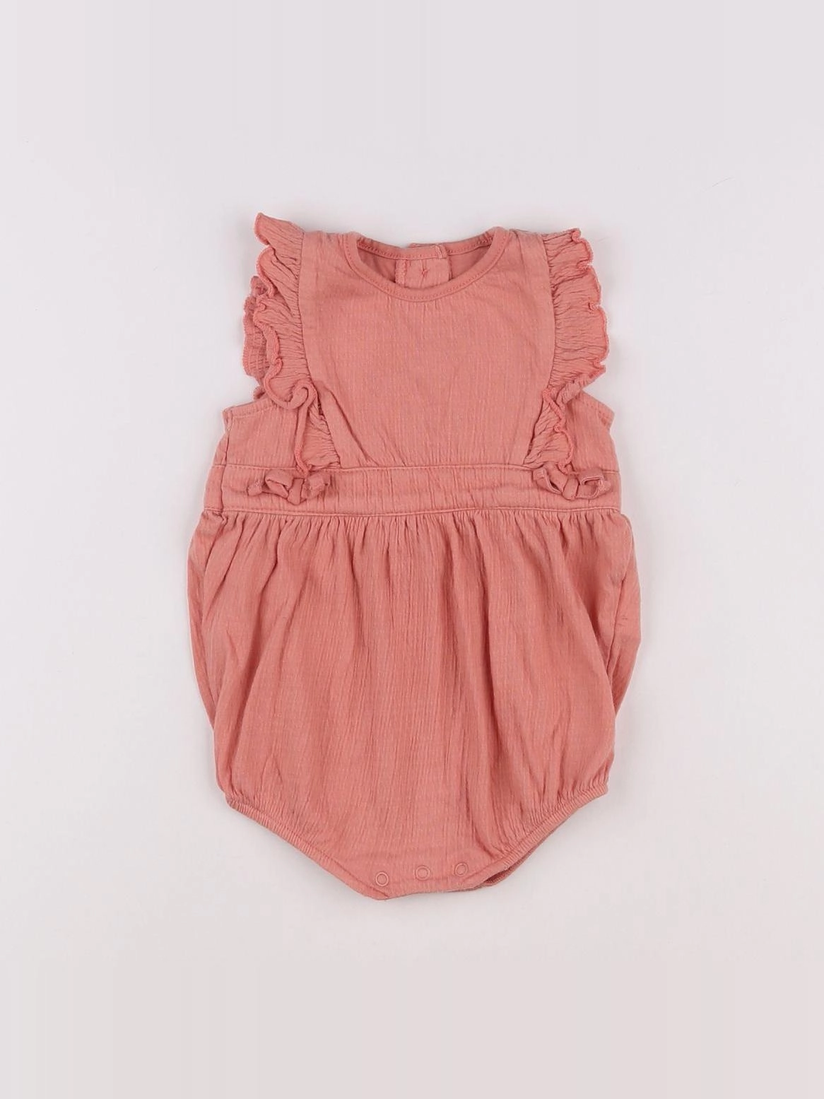 Vertbaudet - combinaison doublé rose - 3 mois