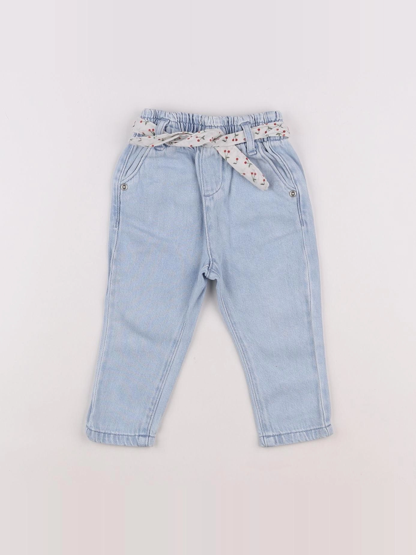 Vertbaudet - jean bleu - 9 mois