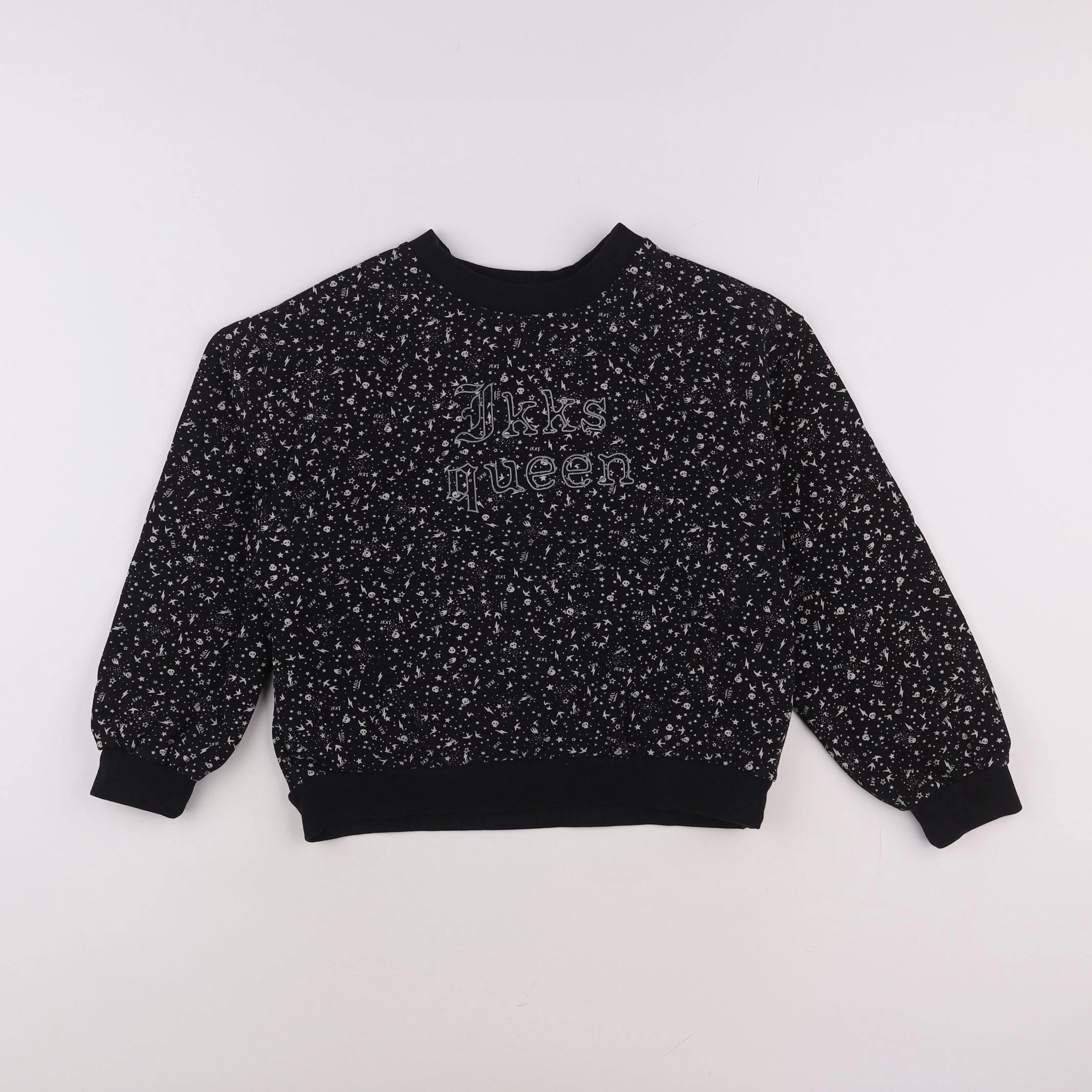 IKKS - sweat noir - 10 ans