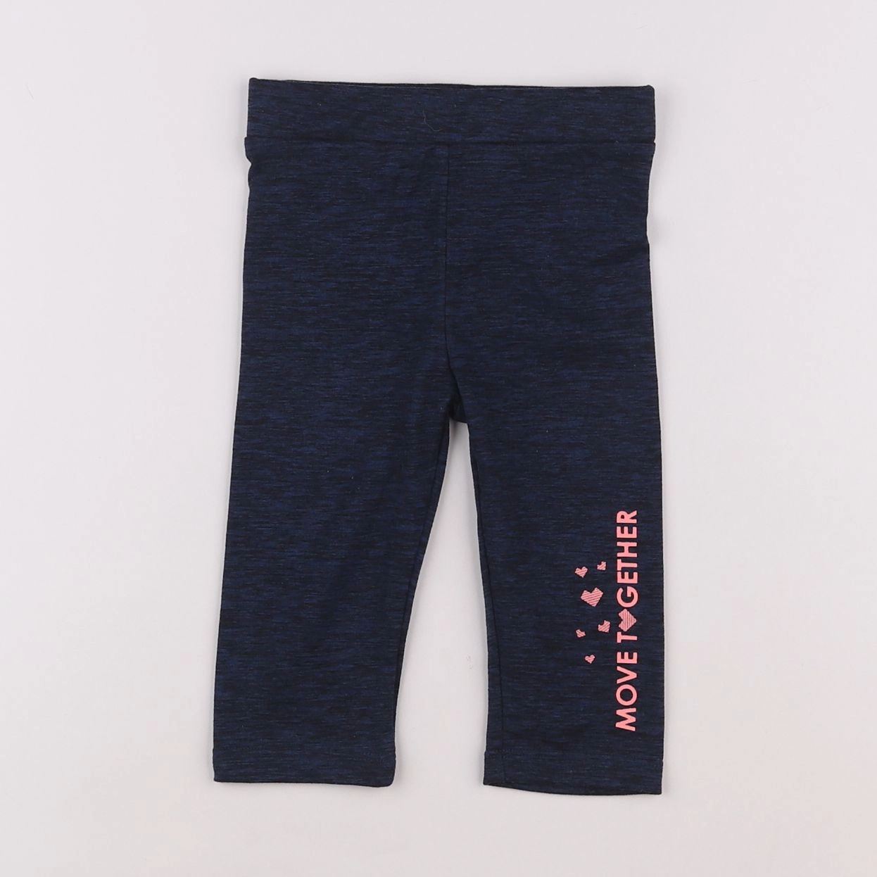 Vertbaudet - legging court bleu - 3 ans