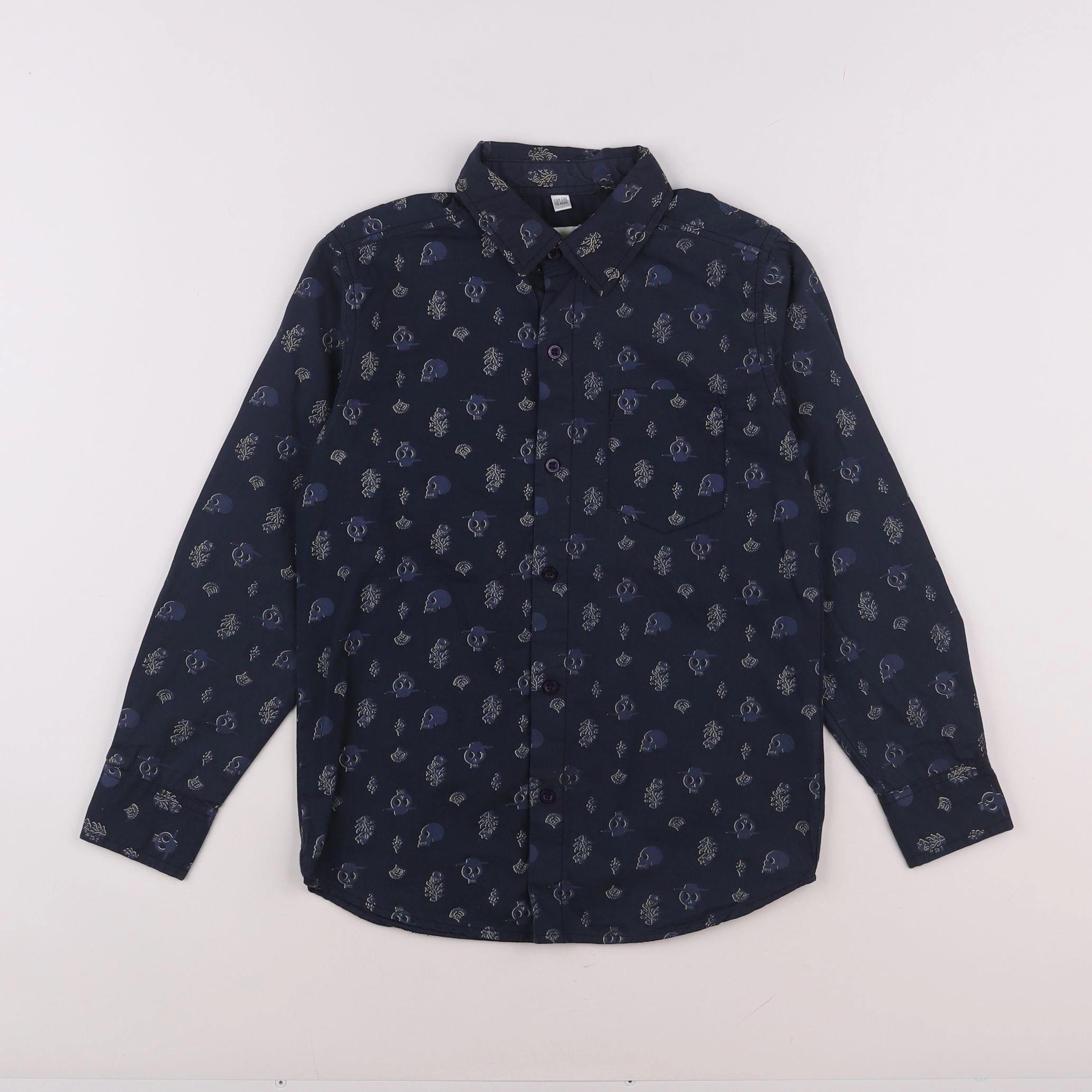 Vertbaudet - chemise bleu - 10 ans