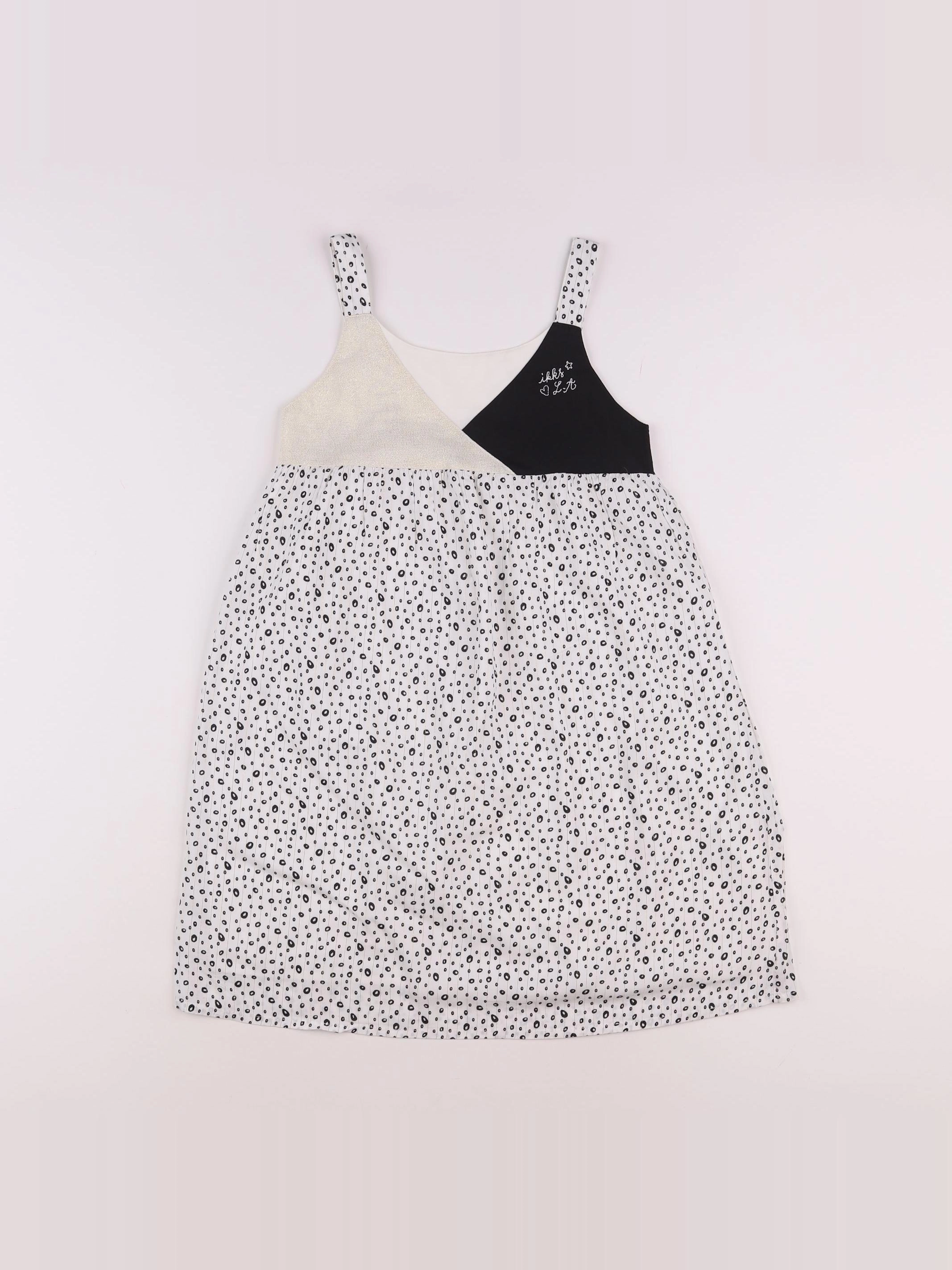 IKKS - robe blanc - 10 ans