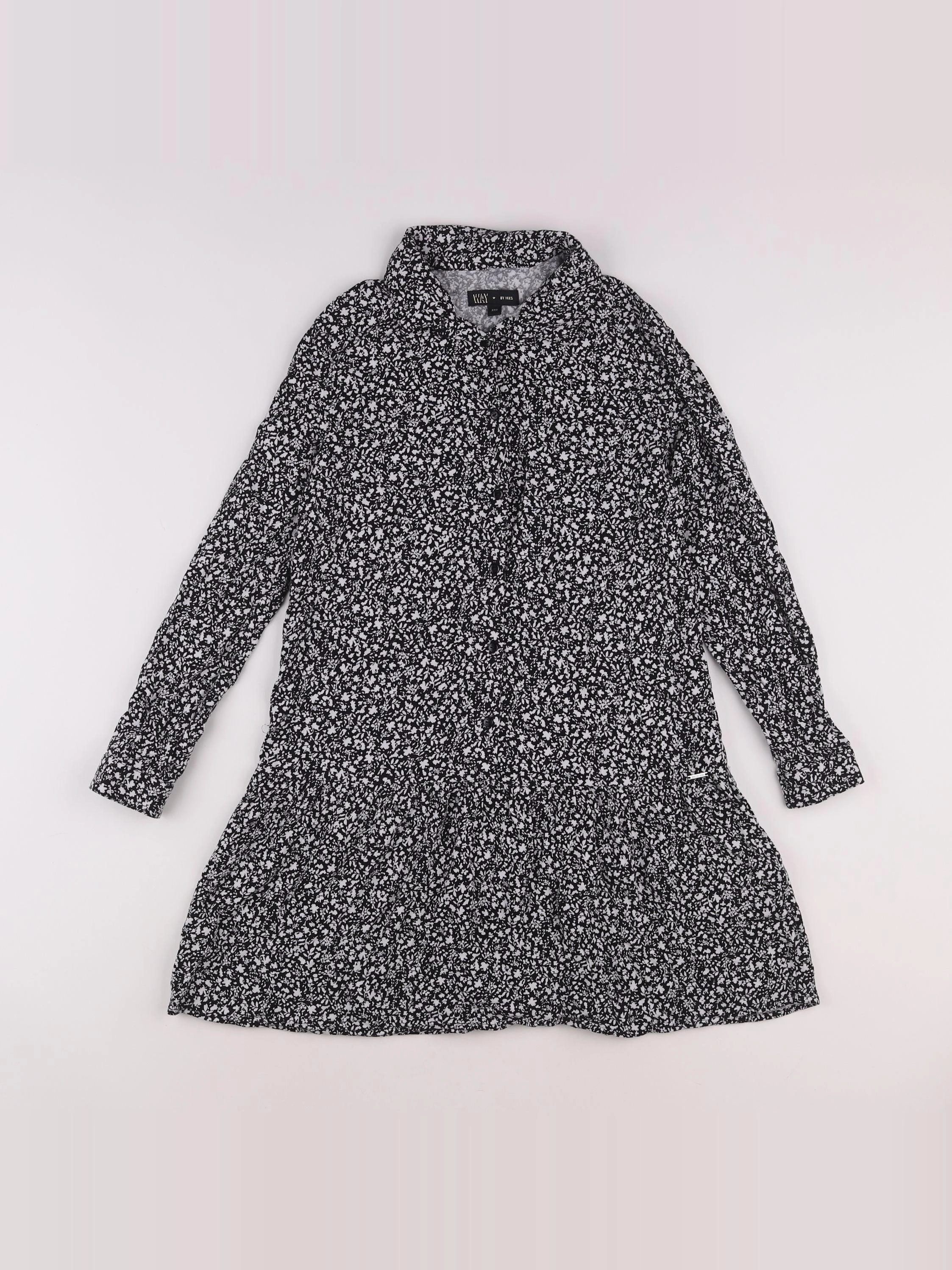 IKKS - robe noir - 10 ans