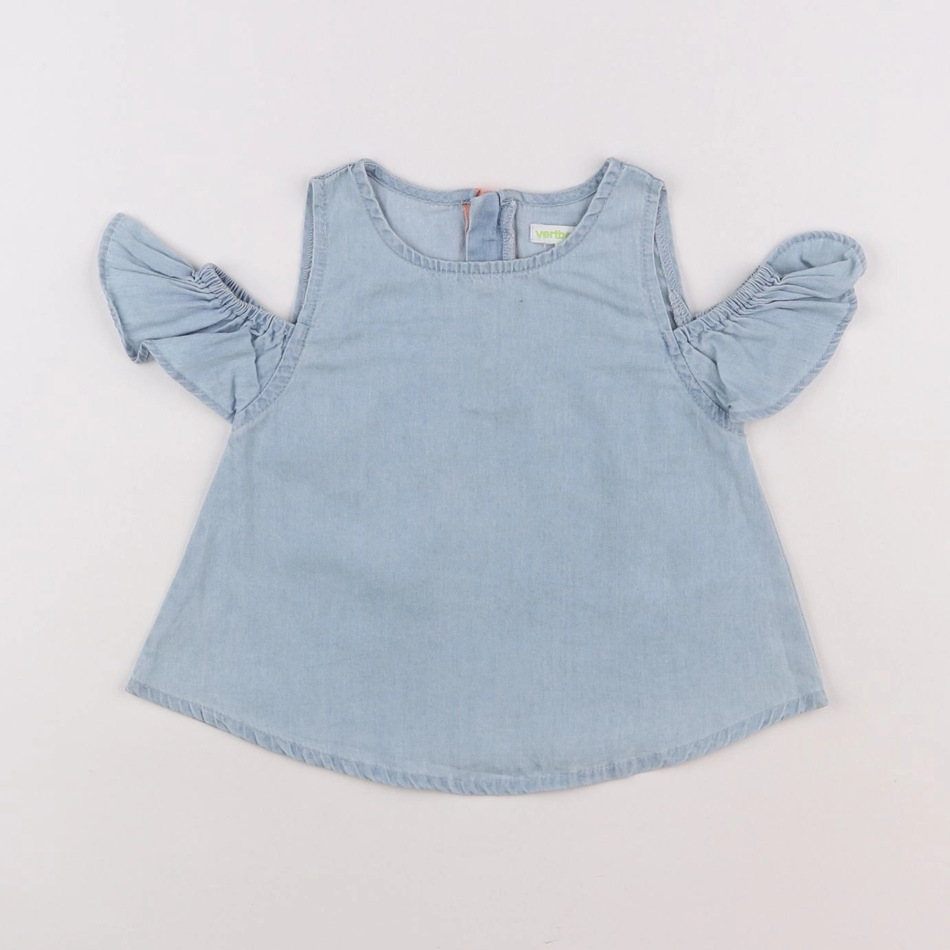 Vertbaudet - blouse bleu - 2 ans