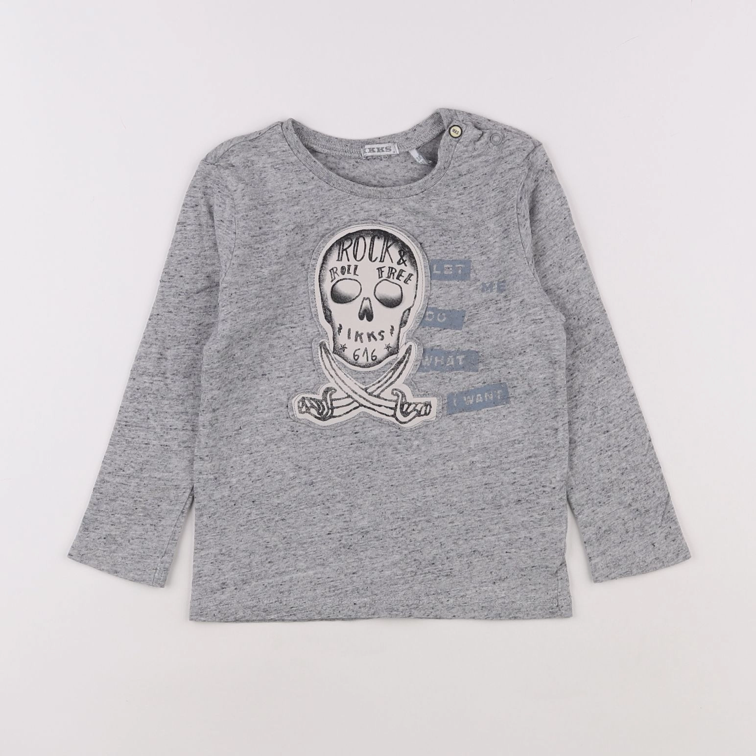 IKKS - tee-shirt gris - 3 ans