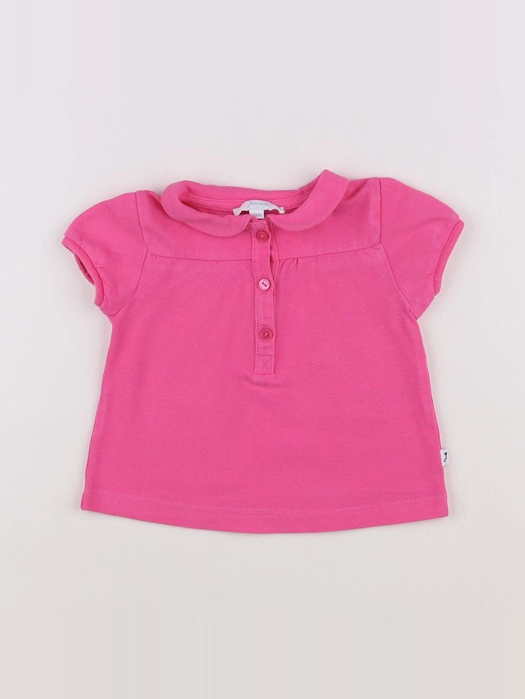 Jacadi - polo rose - 12 mois