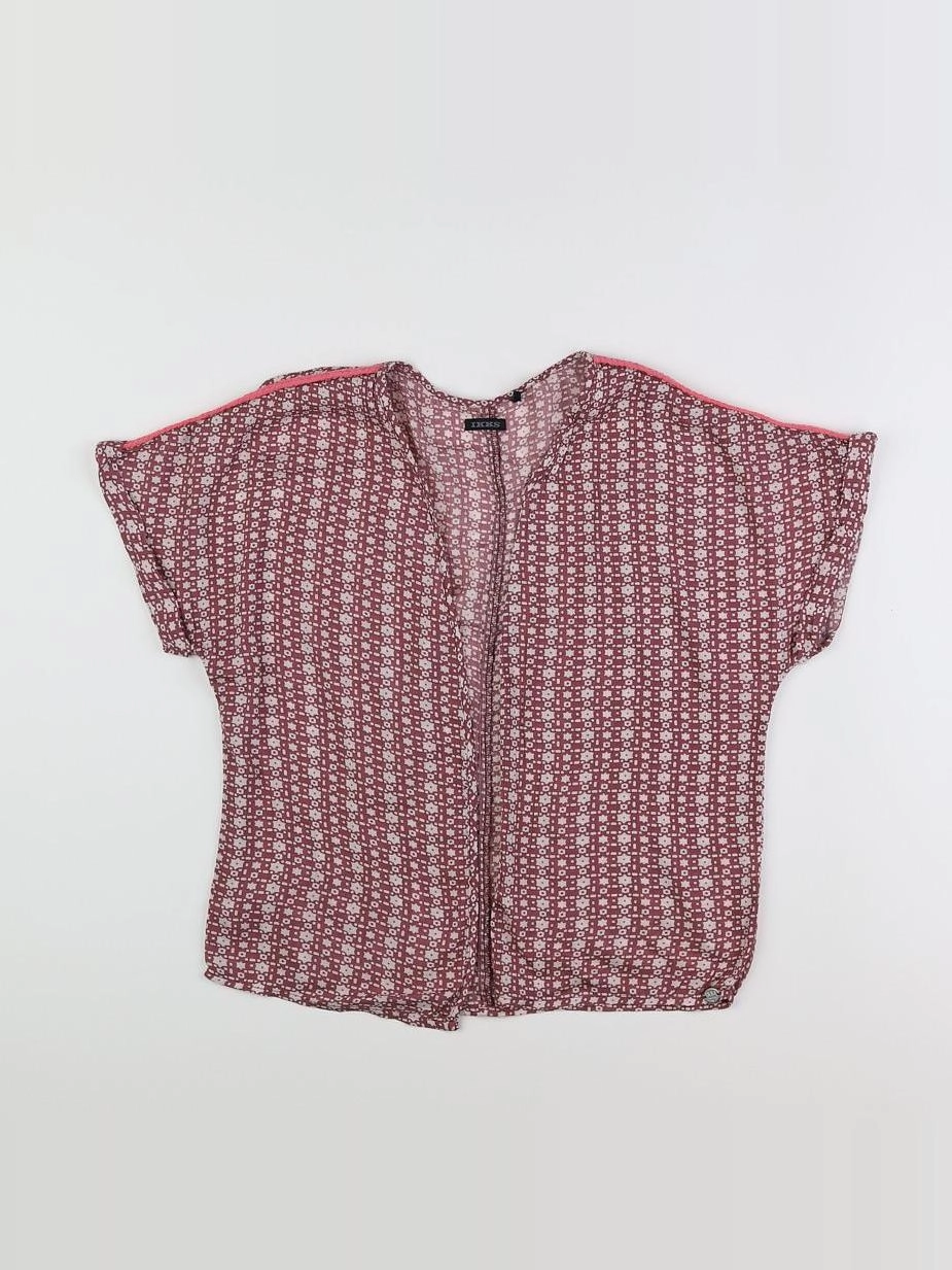 IKKS - blouse rouge - 10 ans