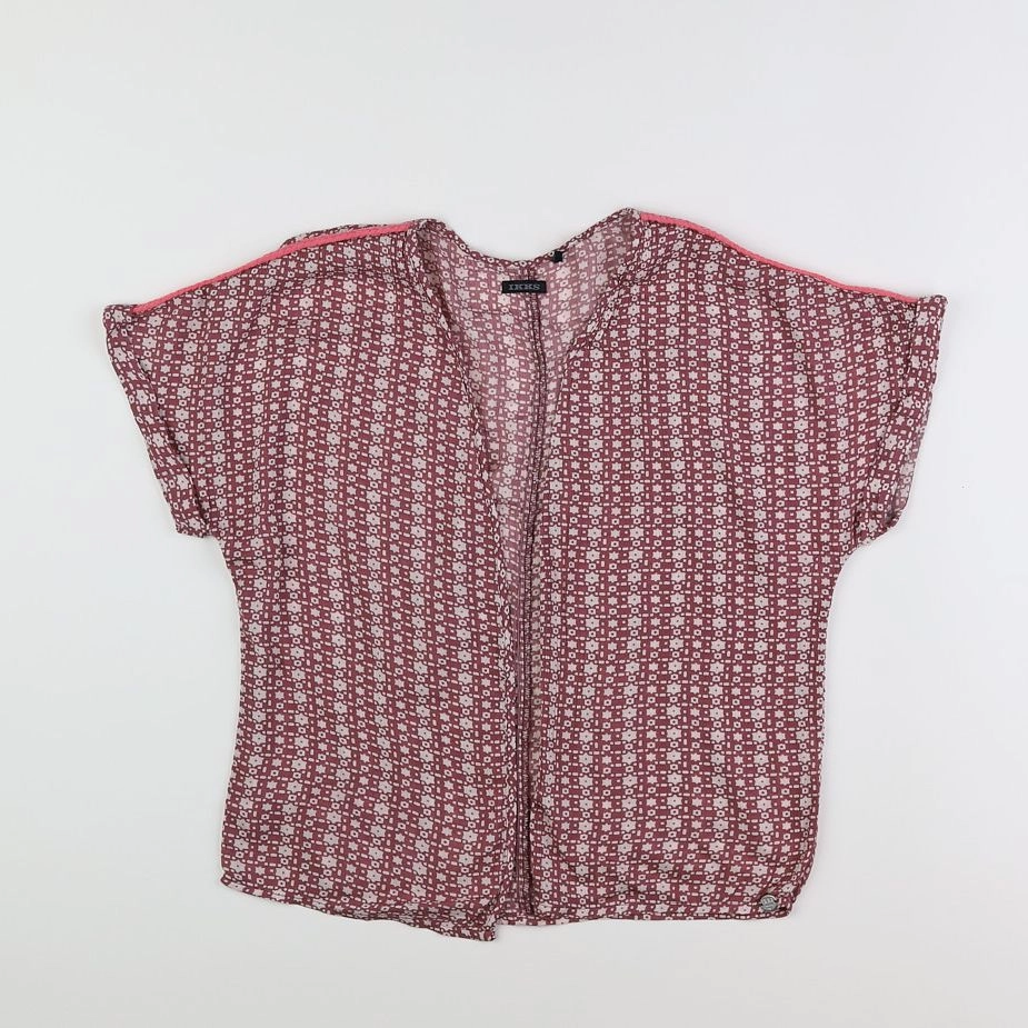 IKKS - blouse rouge - 10 ans