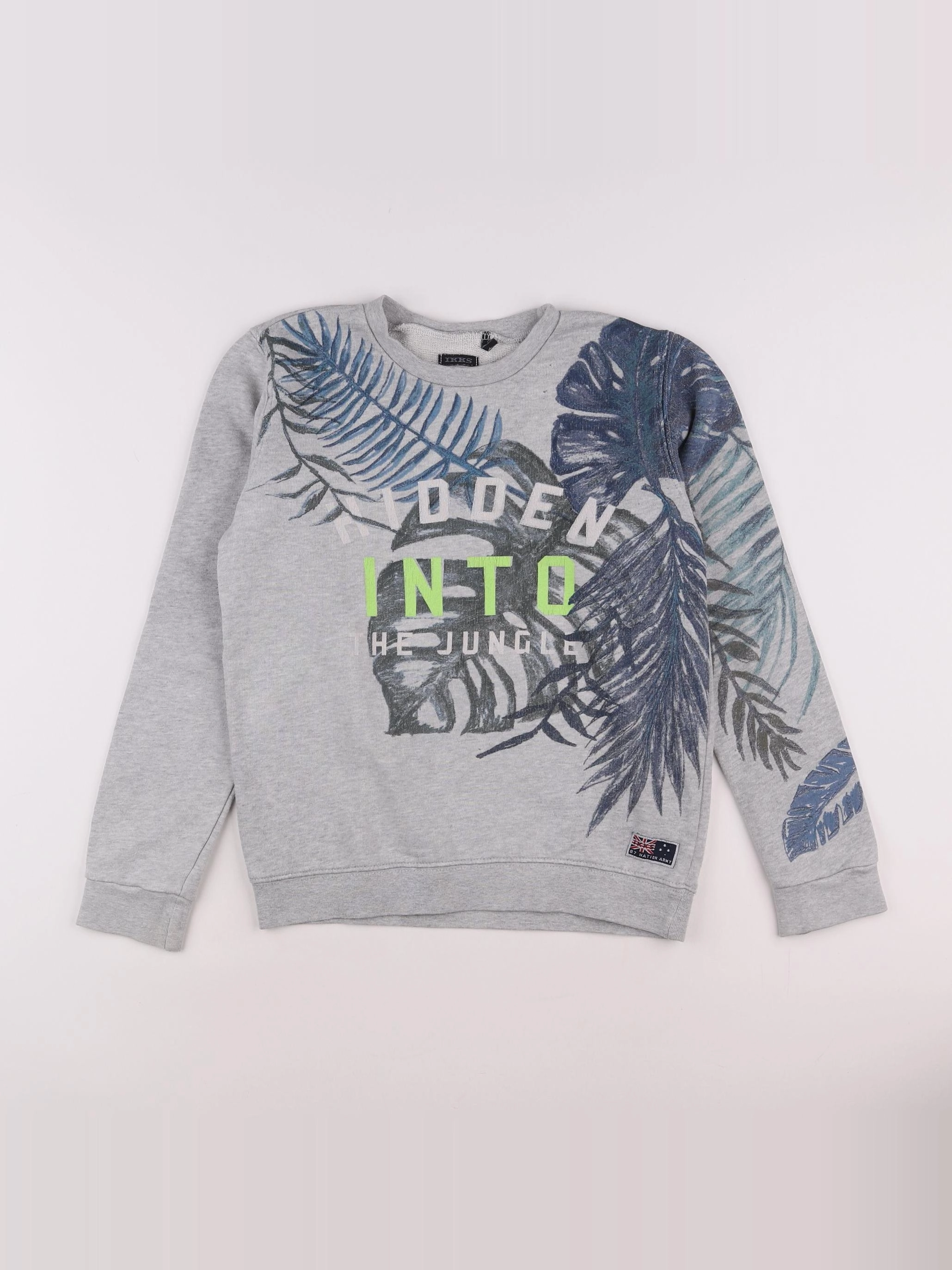 IKKS - sweat gris - 10 ans
