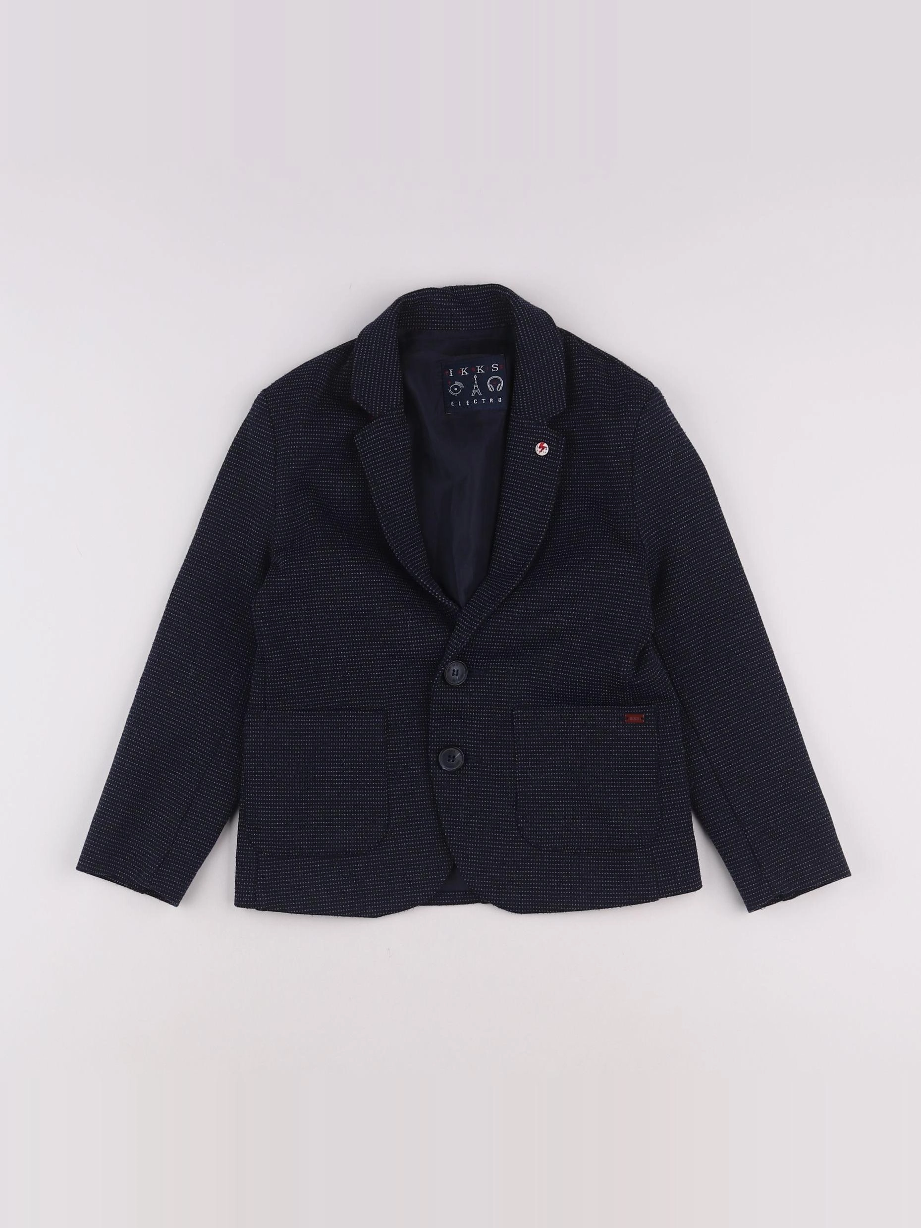 IKKS - veste bleu - 6 ans