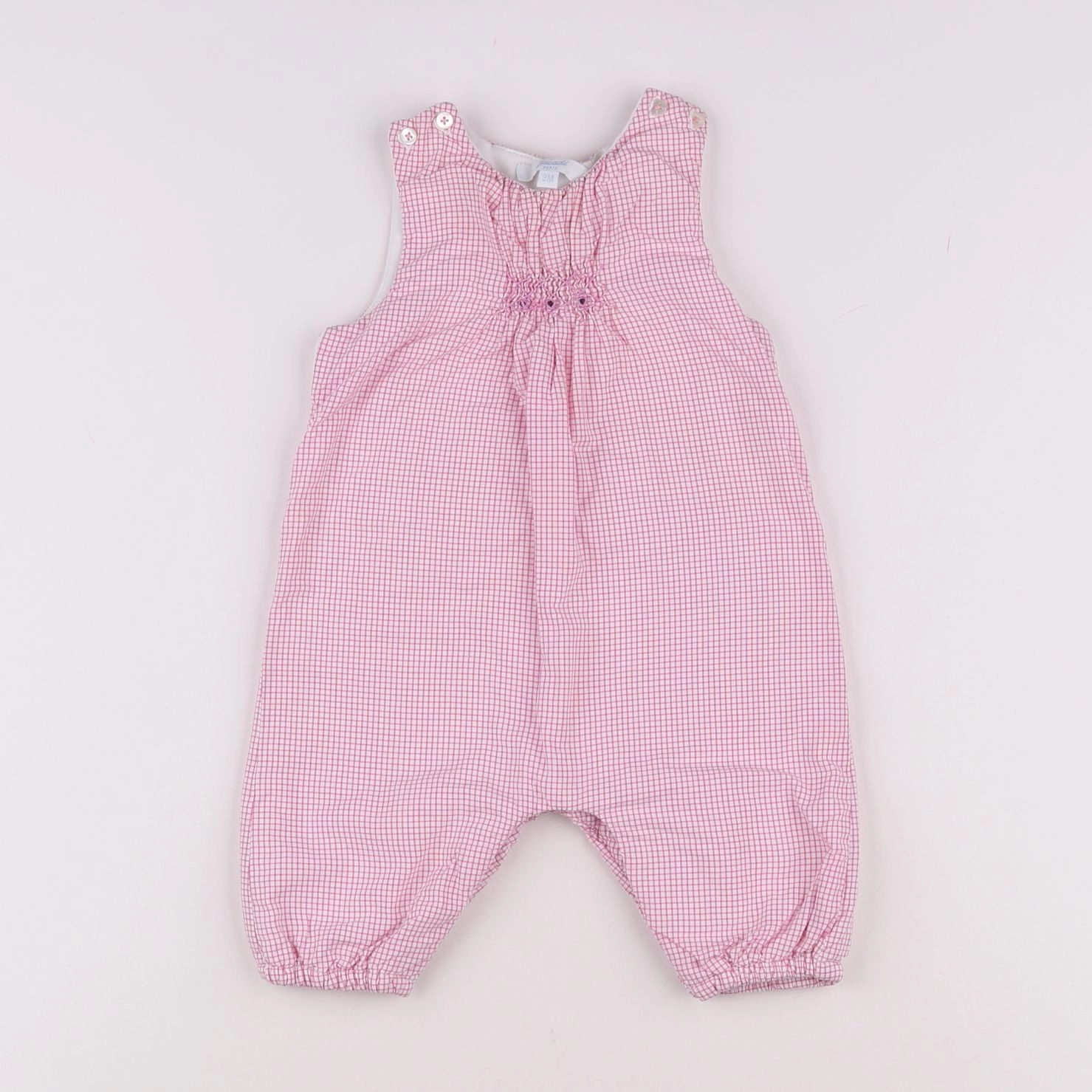 Jacadi - salopette rose - 3 mois