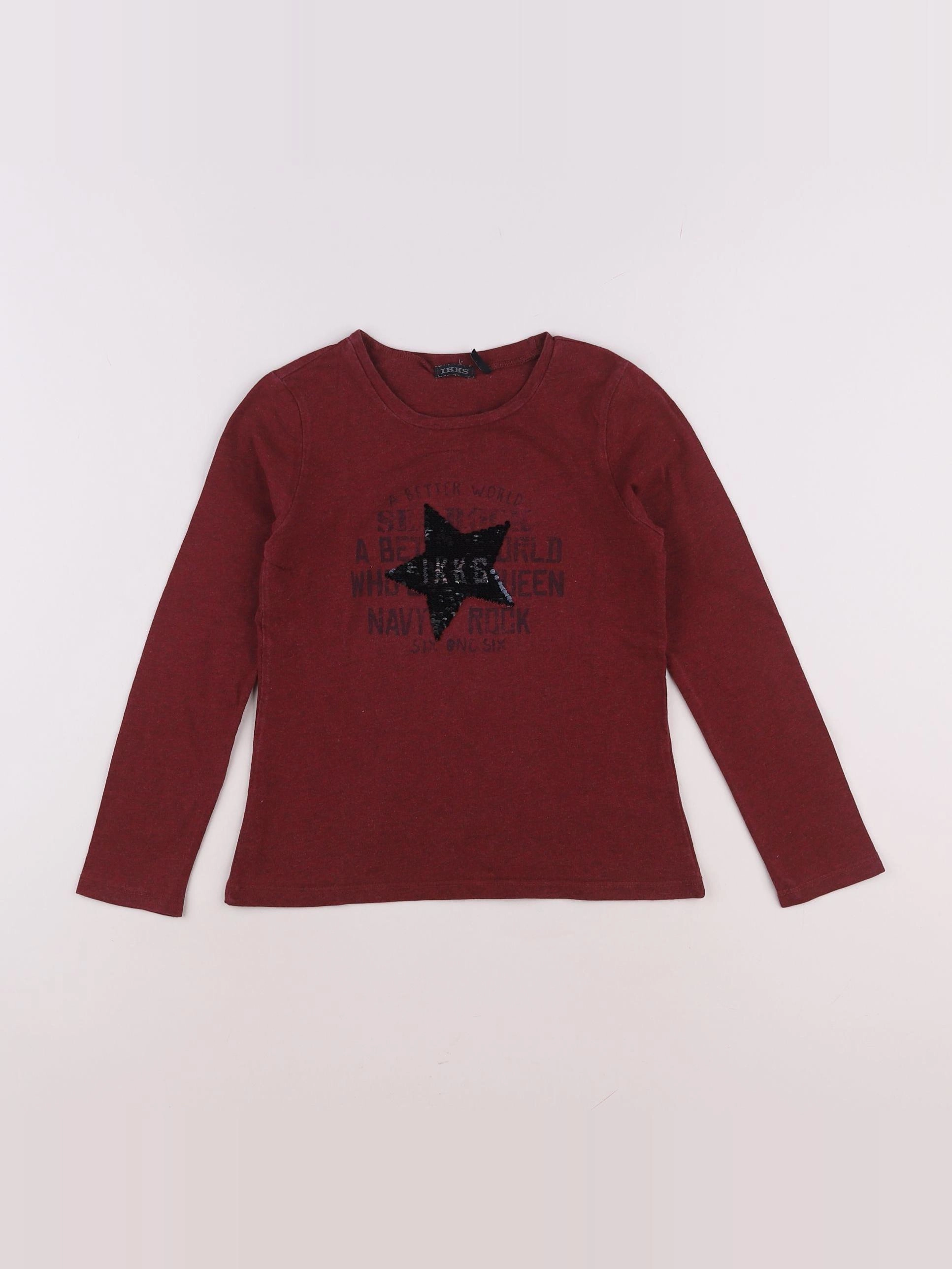 IKKS - tee-shirt rouge - 8 ans