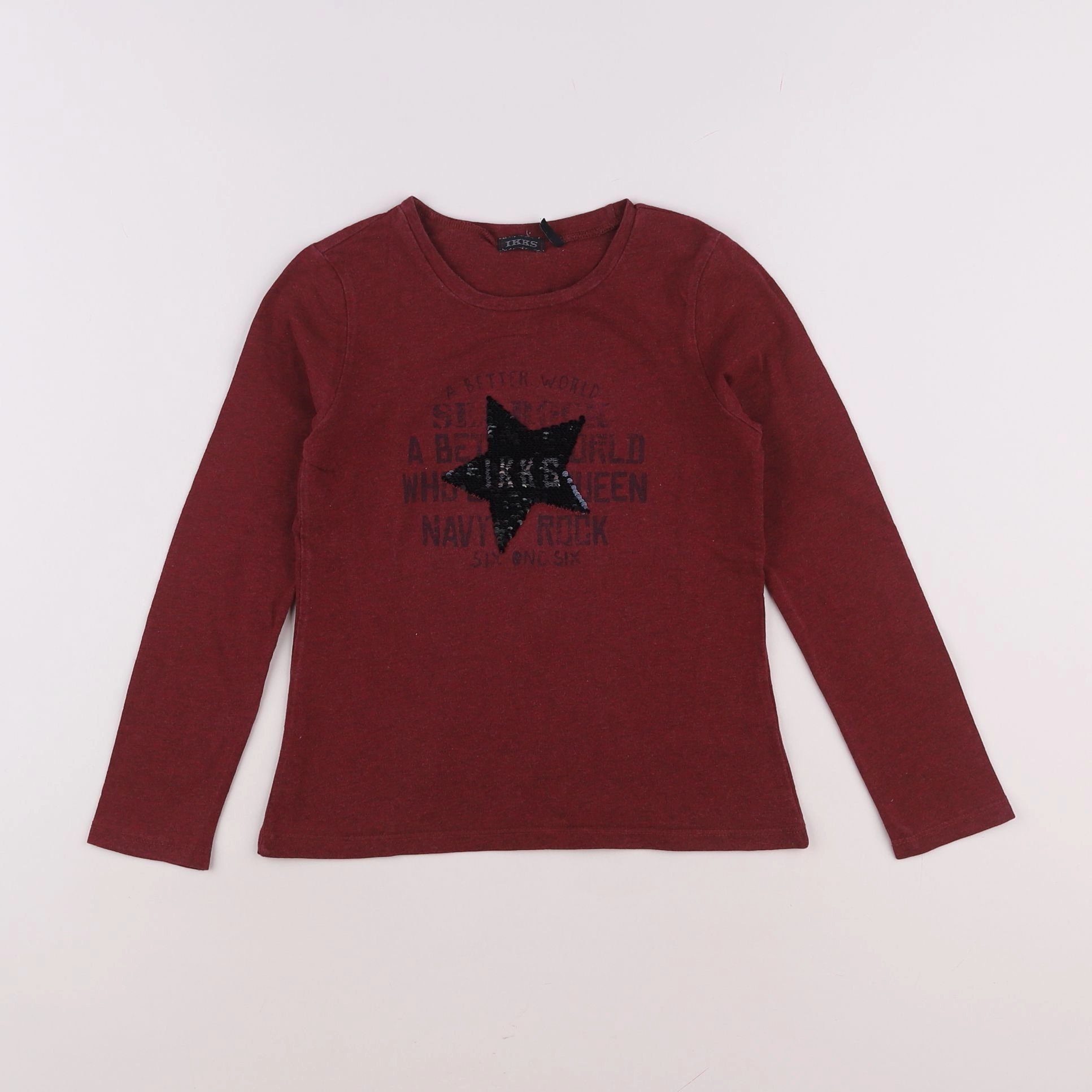 IKKS - tee-shirt rouge - 8 ans