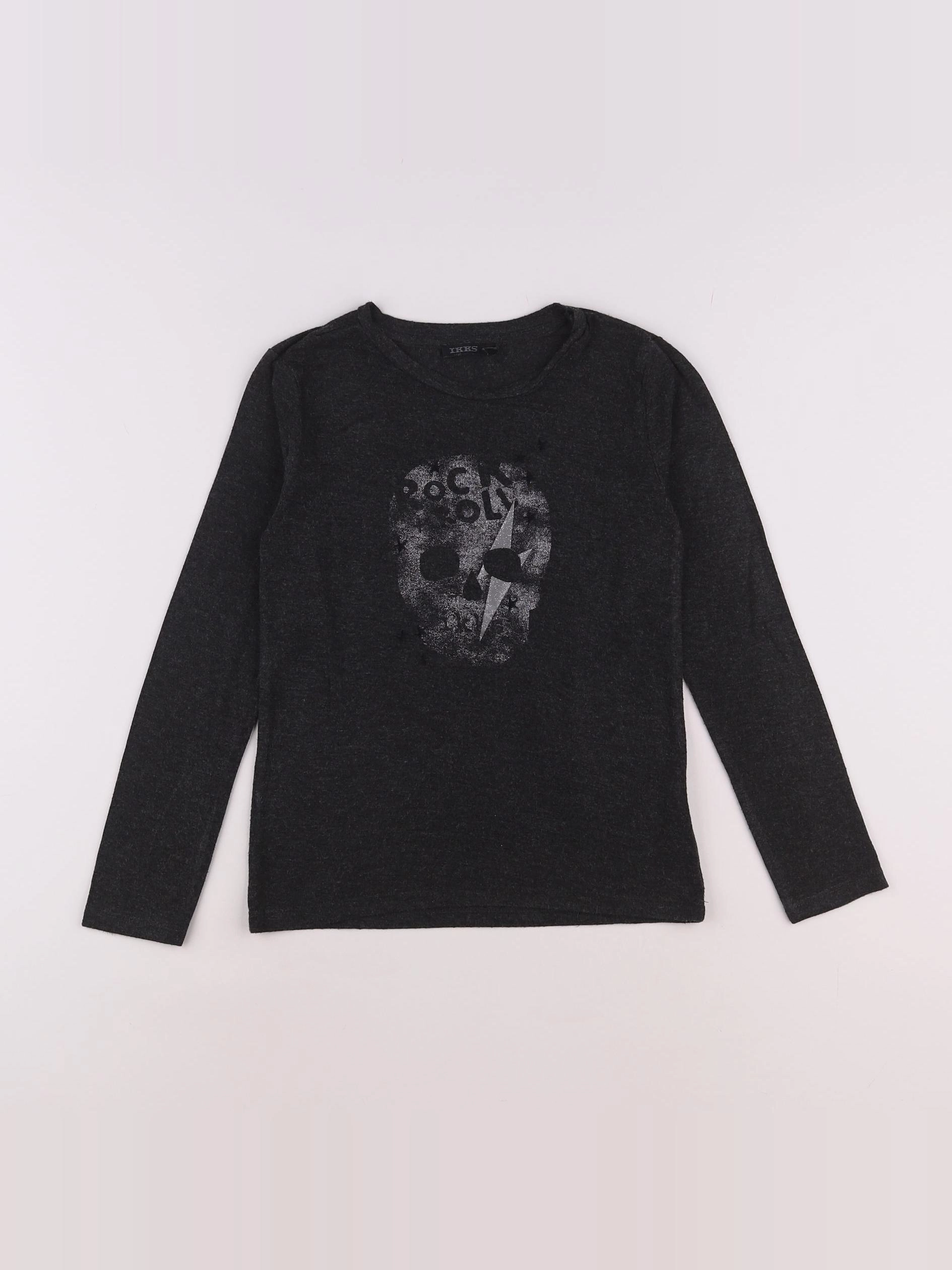 IKKS - tee-shirt gris - 8 ans