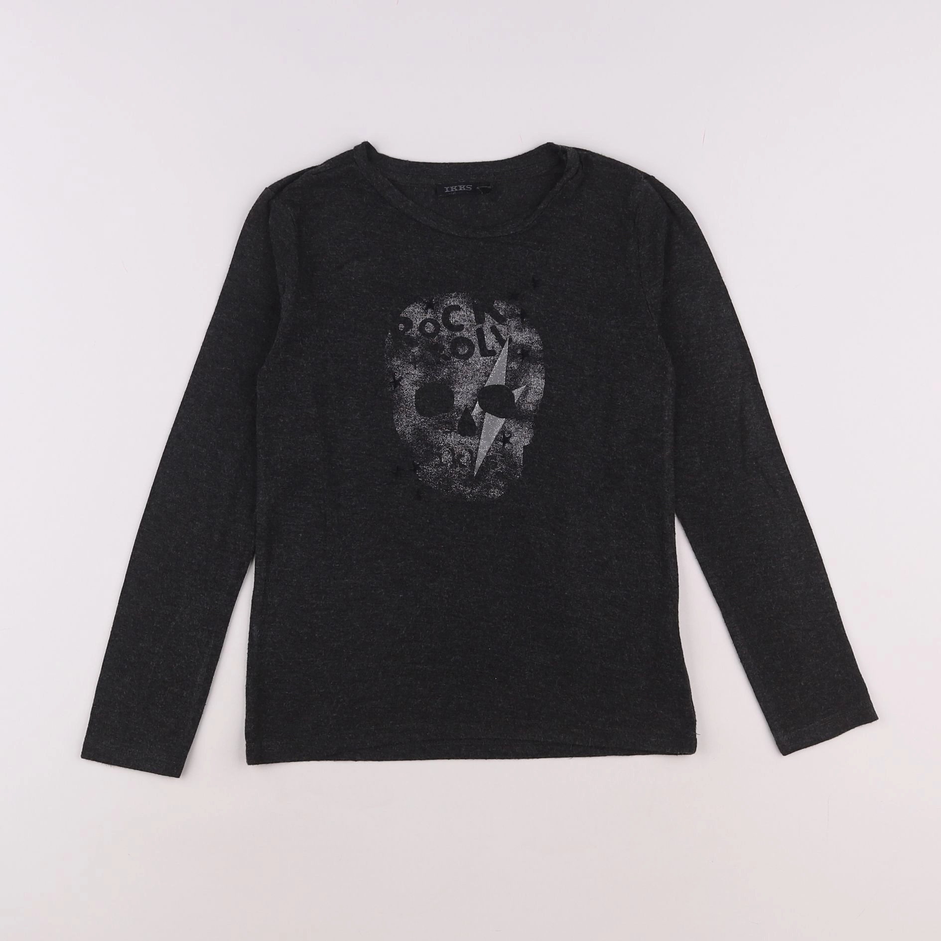 IKKS - tee-shirt gris - 8 ans