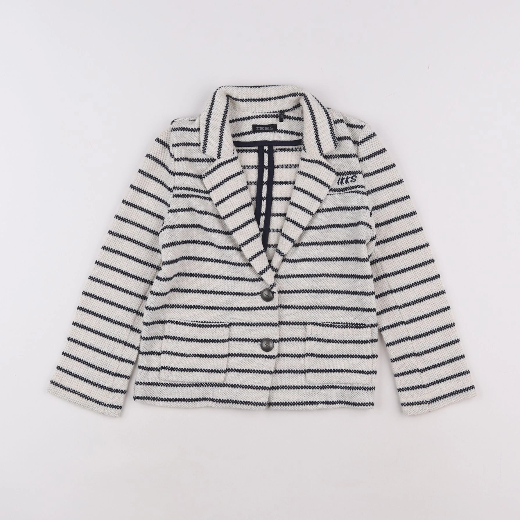 IKKS - veste bleu, beige - 4 ans
