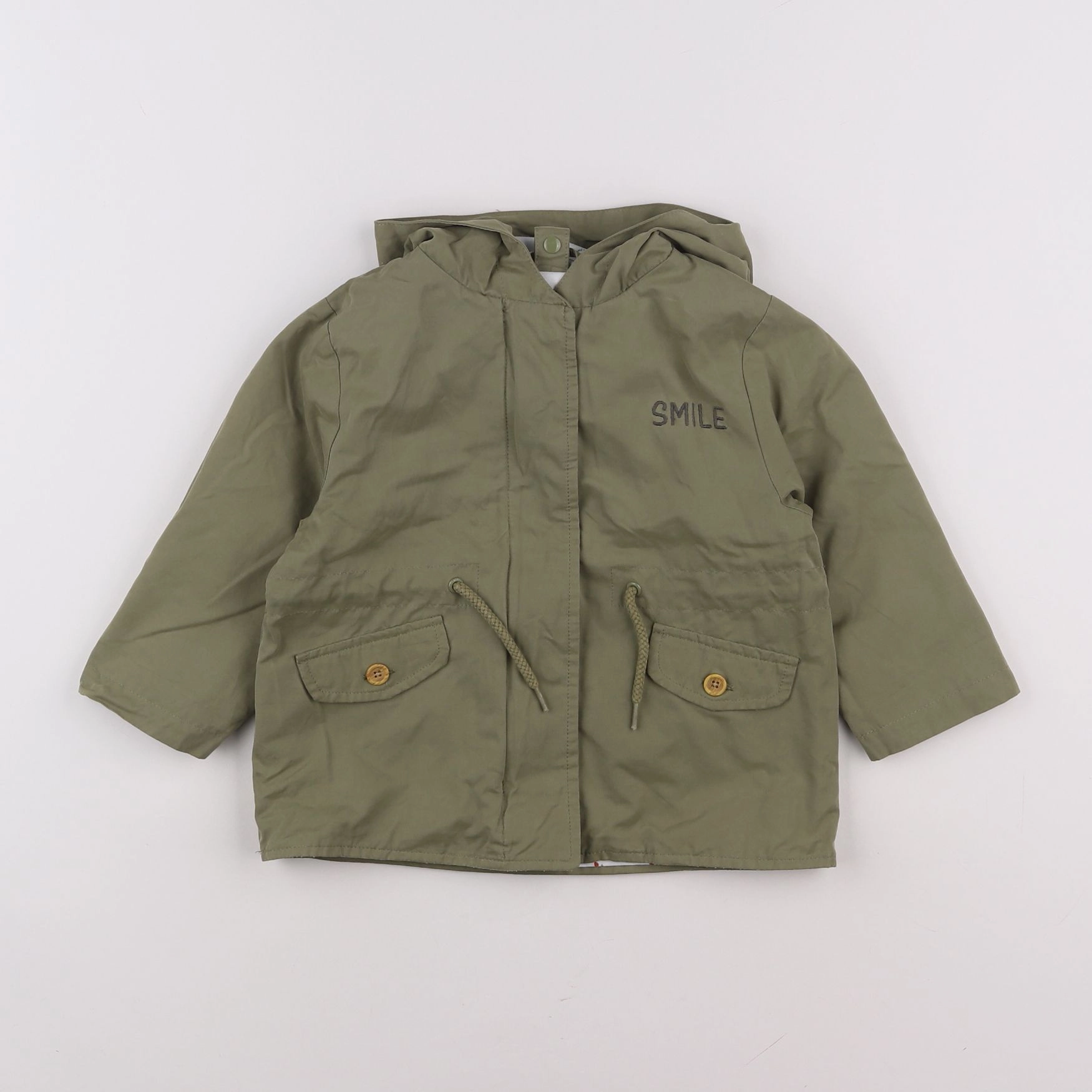 Vertbaudet - veste vert - 2 ans