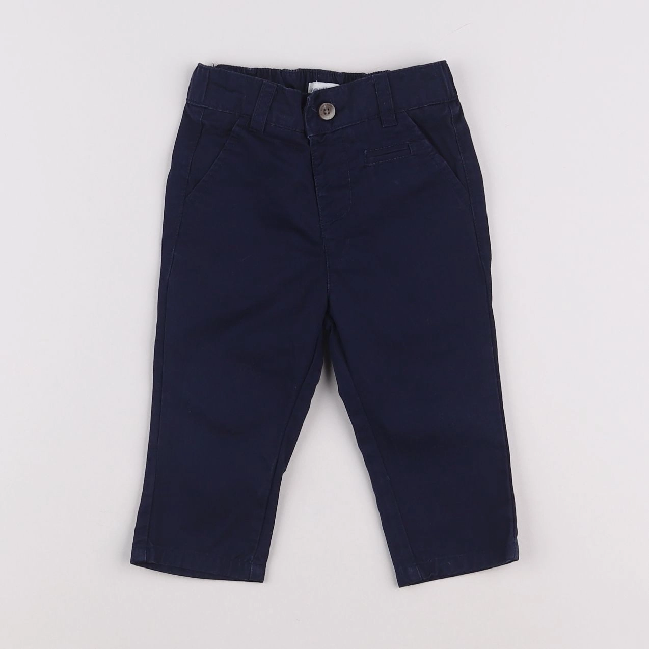 Vertbaudet - pantalon bleu - 9 mois