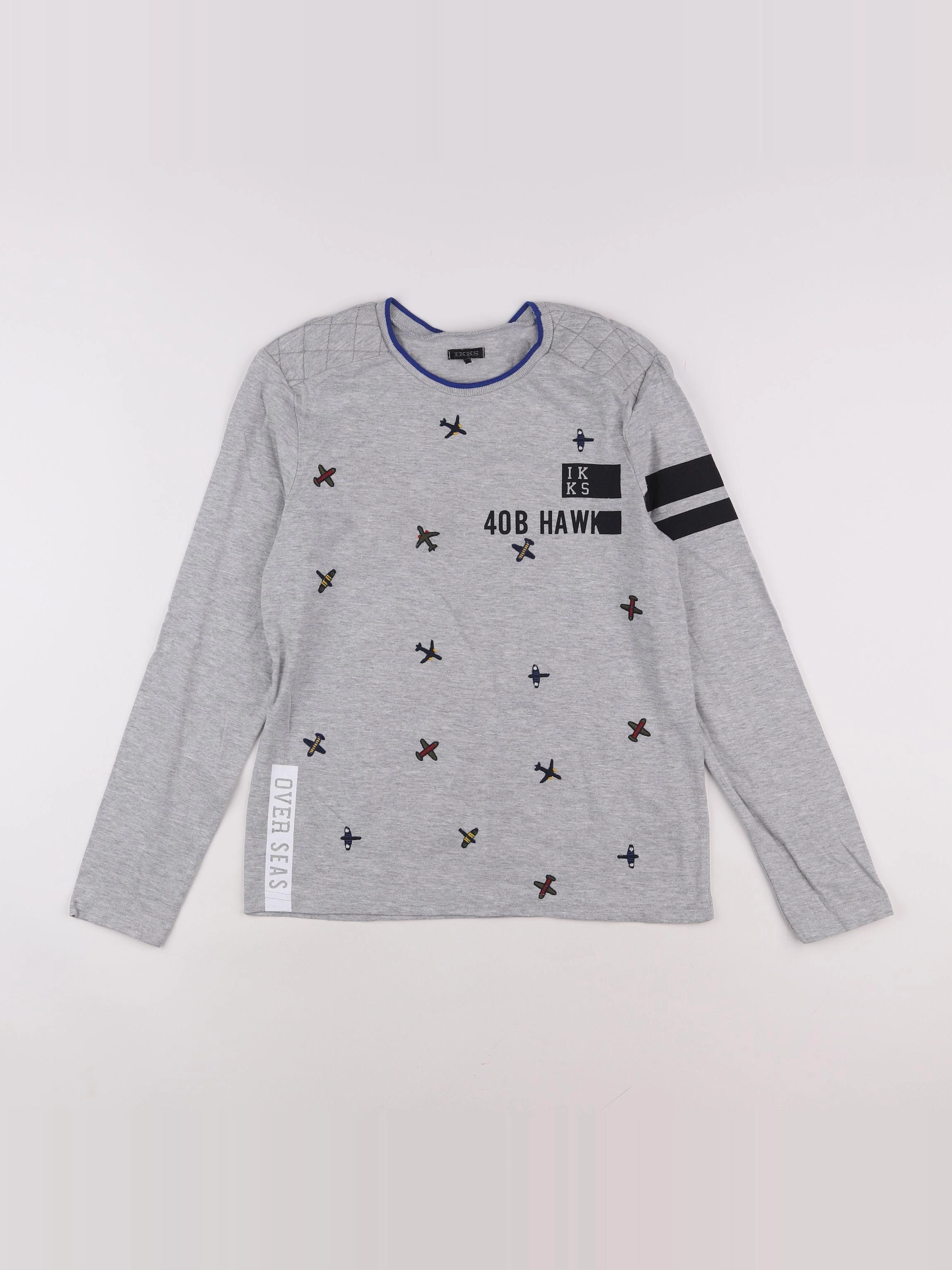 IKKS - tee-shirt gris - 12 ans