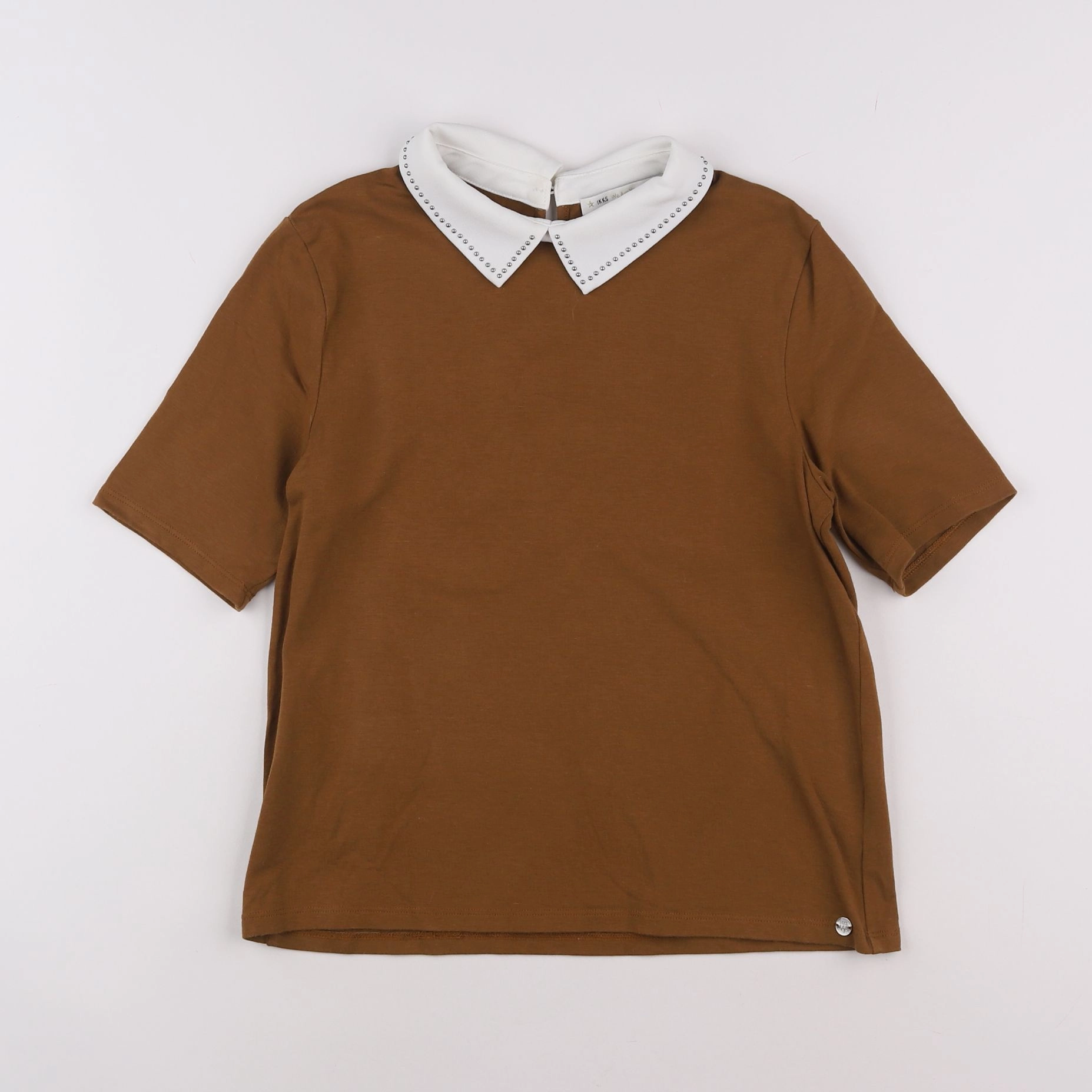 IKKS - blouse marron - 14 ans